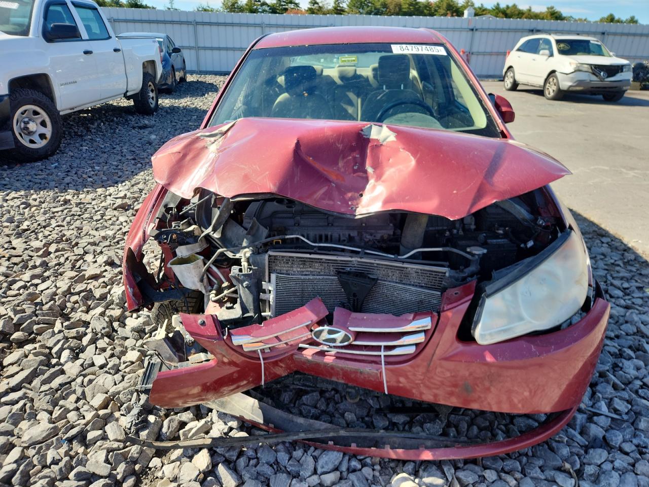 2010 Hyundai Elantra Blue Красный vin: KMHDU4AD1AU156536