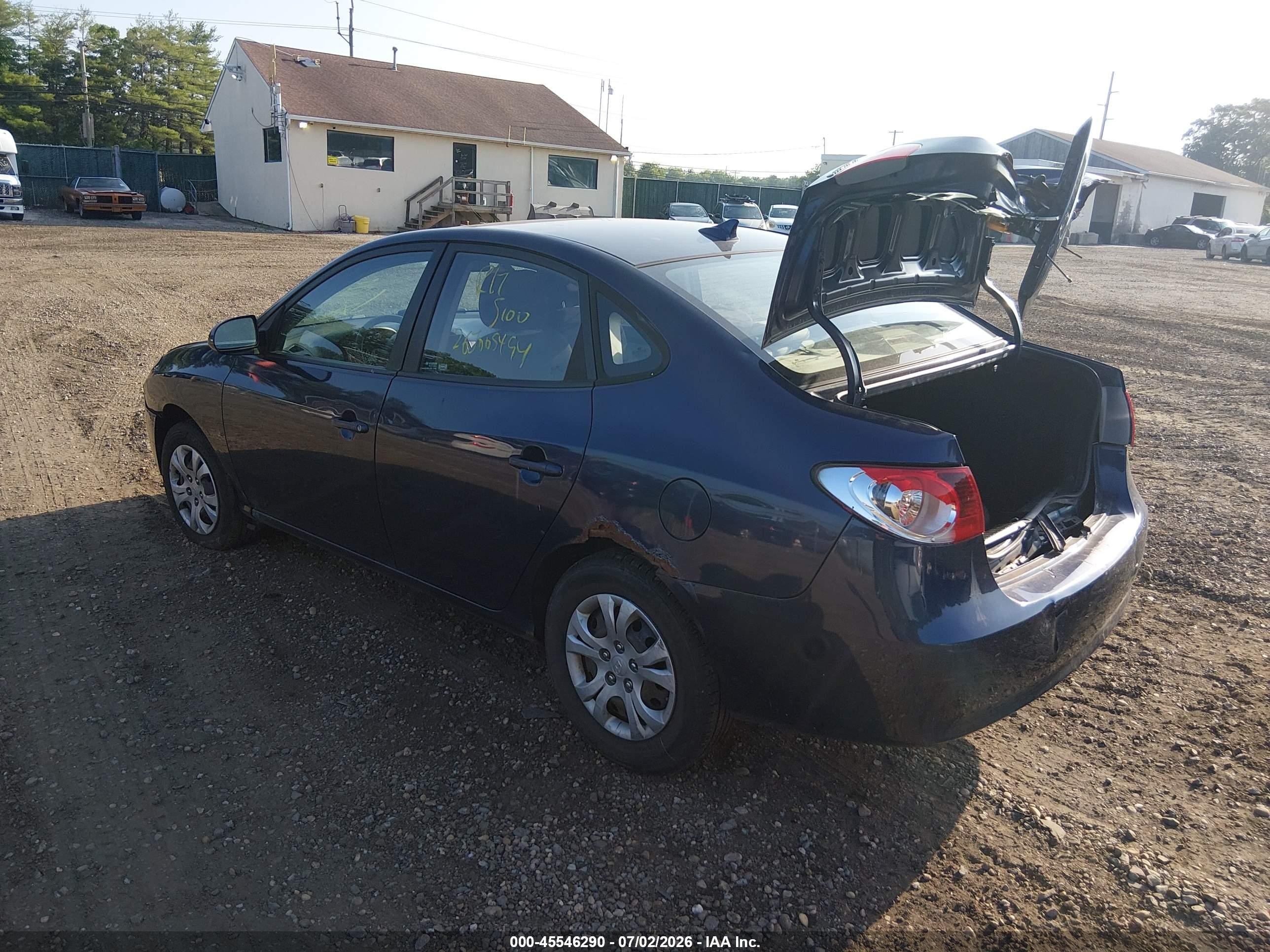 2010 Hyundai Elantra Gls Blue vin: KMHDU4AD1AU158223