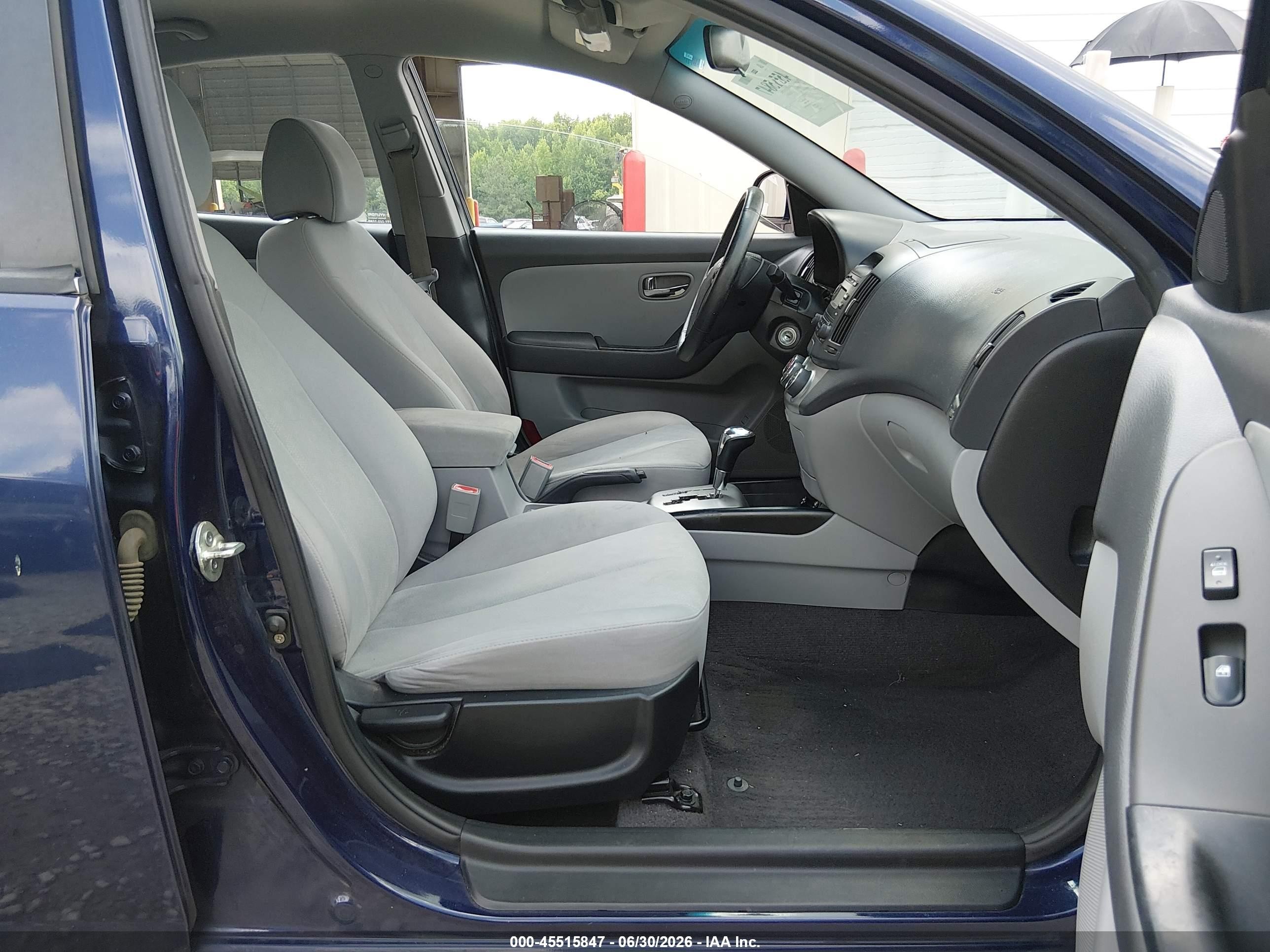 2010 Hyundai Elantra Se Blue vin: KMHDU4AD1AU177936