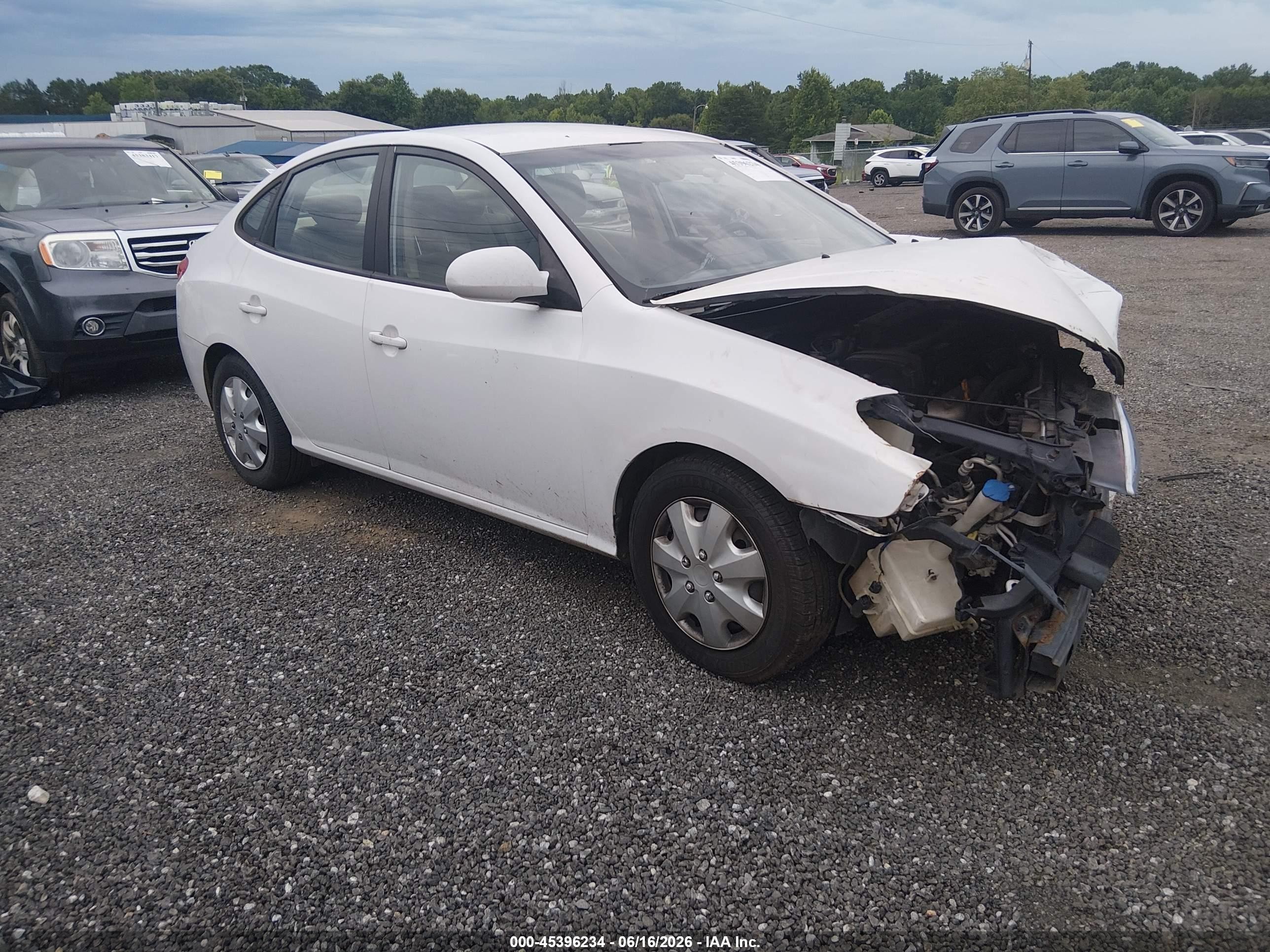2010 Hyundai Elantra Gls White vin: KMHDU4AD1AU180318