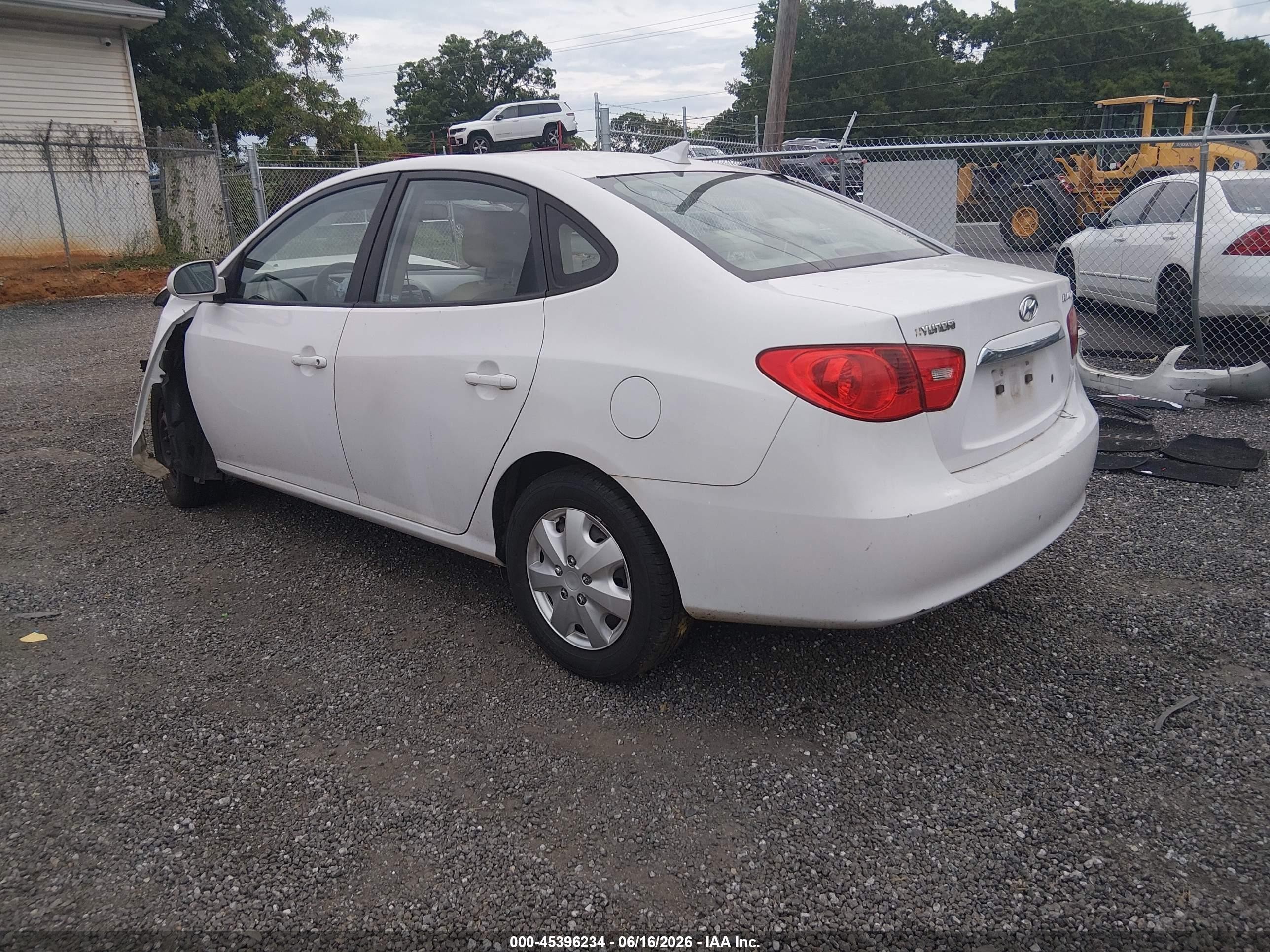 2010 Hyundai Elantra Gls White vin: KMHDU4AD1AU180318