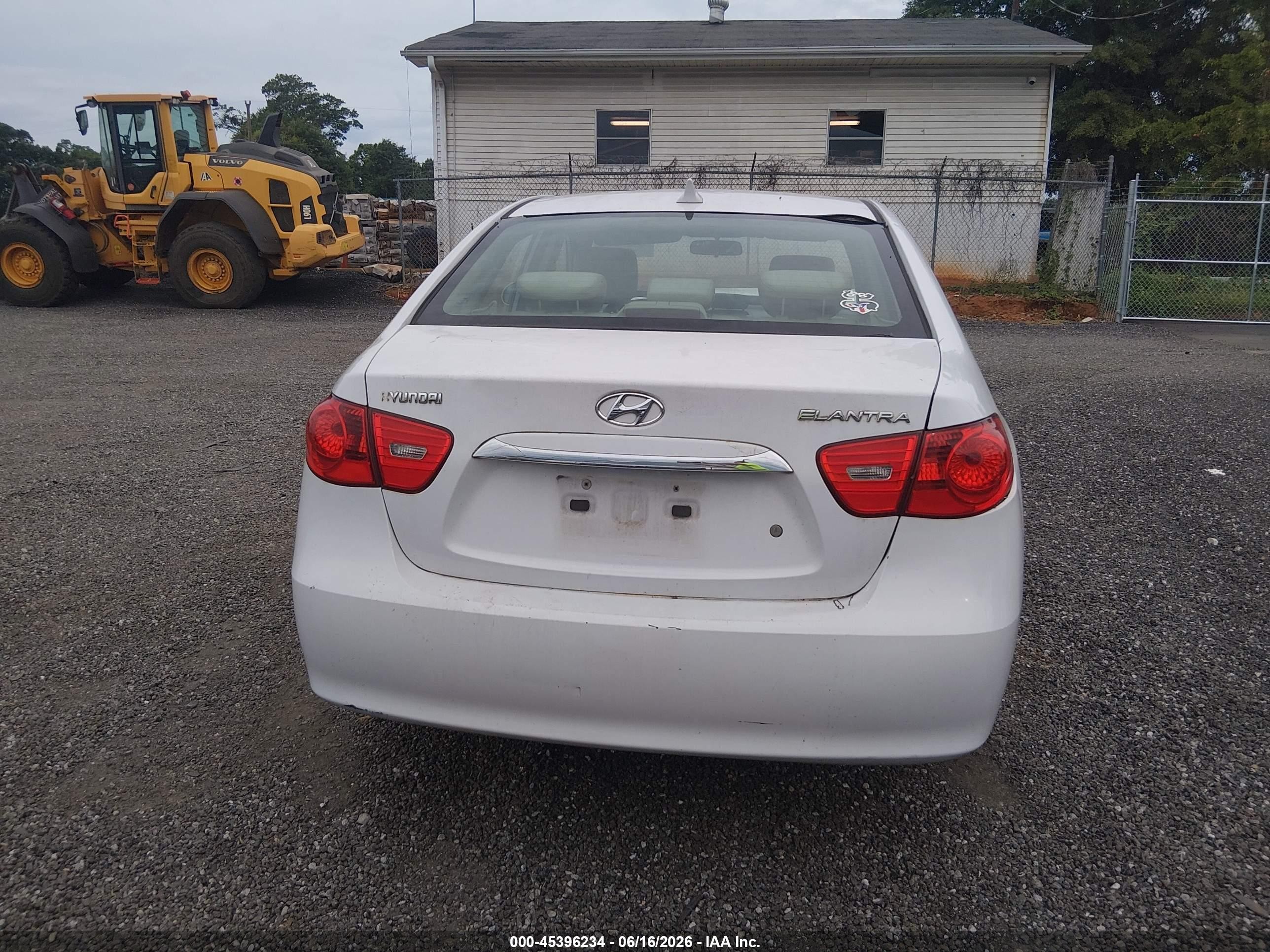 2010 Hyundai Elantra Gls White vin: KMHDU4AD1AU180318