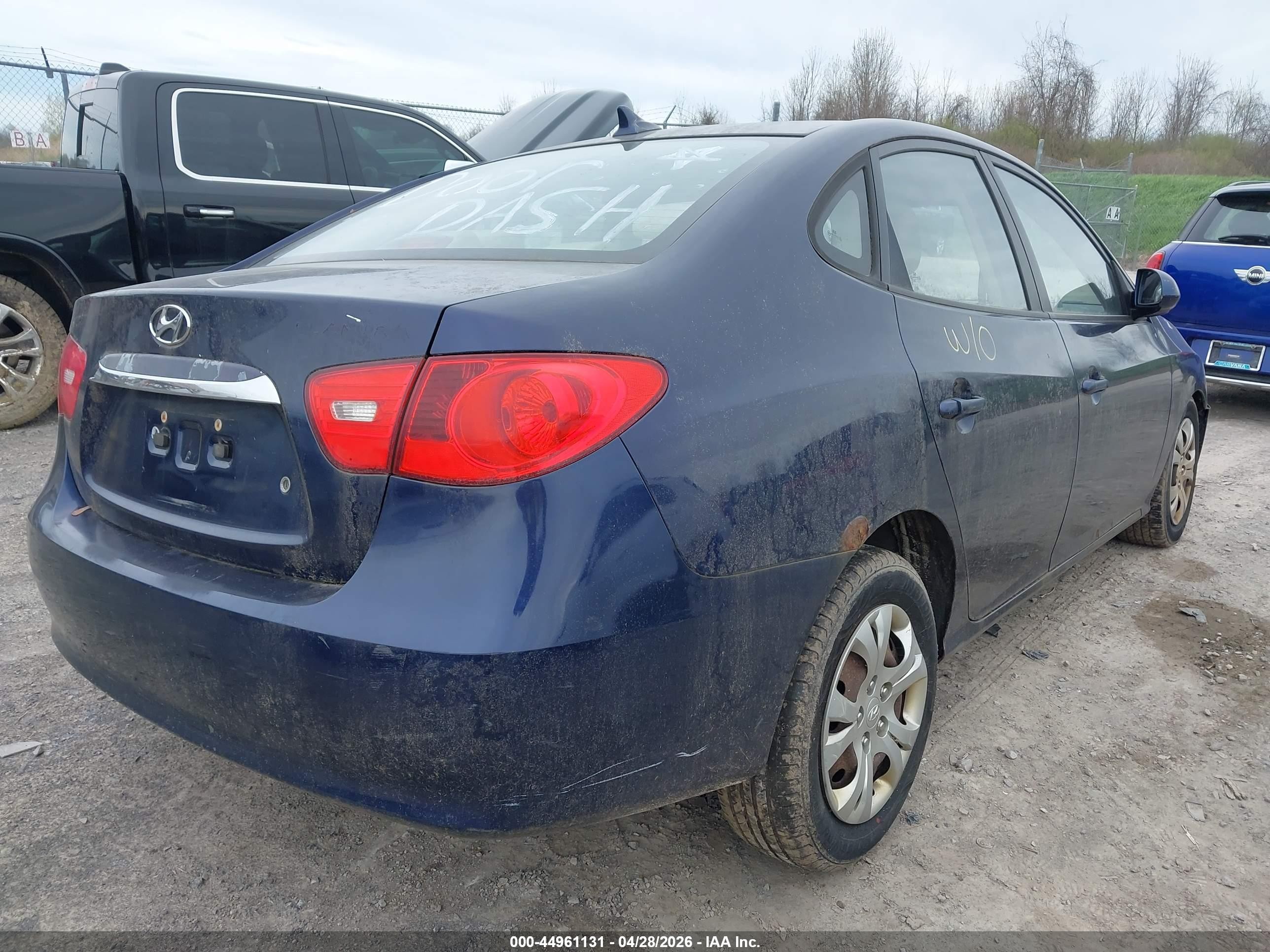 2010 Hyundai Elantra Gls Dark Blue vin: KMHDU4AD1AU183770