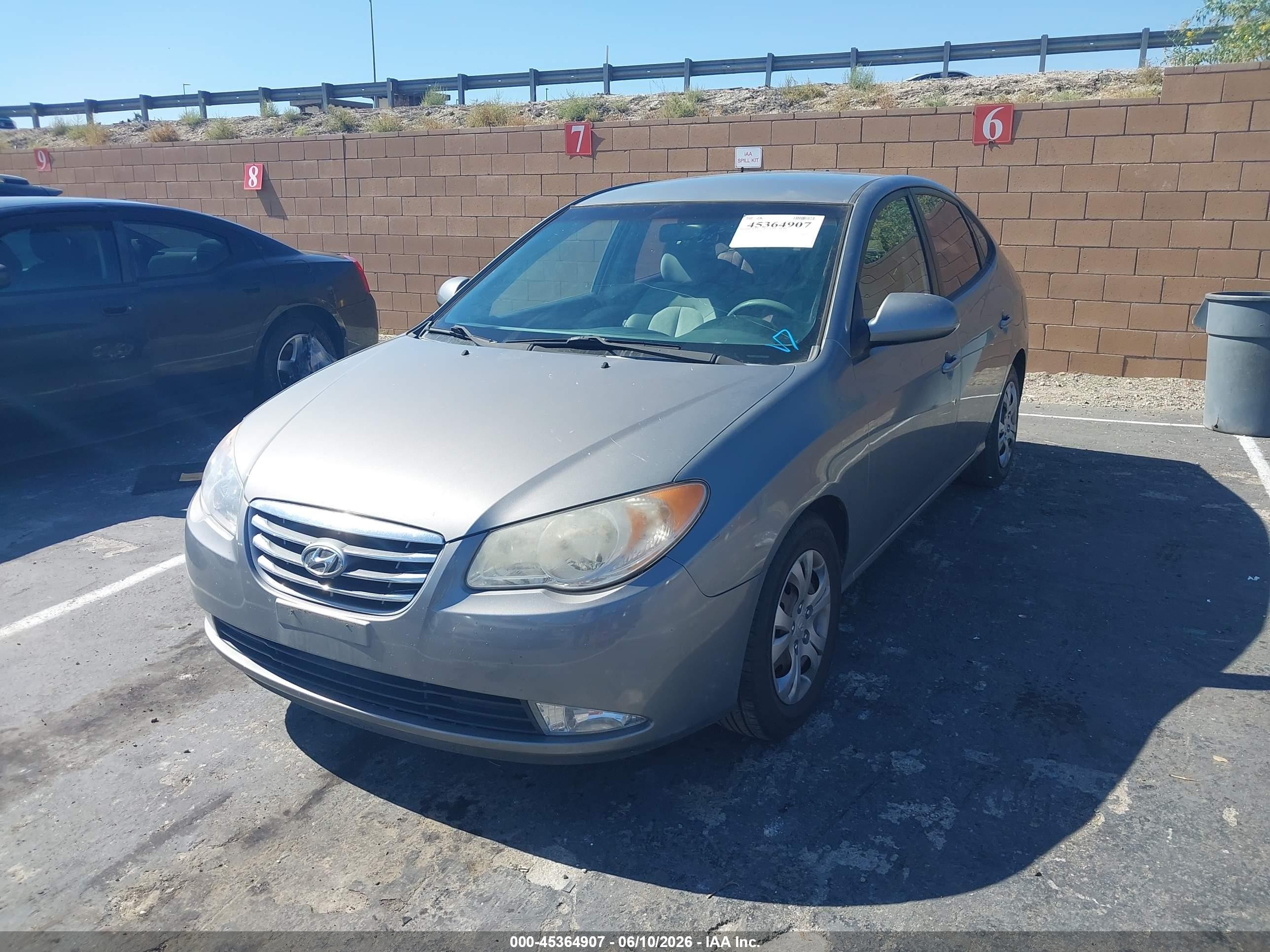 2010 Hyundai Elantra Gls Gray vin: KMHDU4AD1AU183803