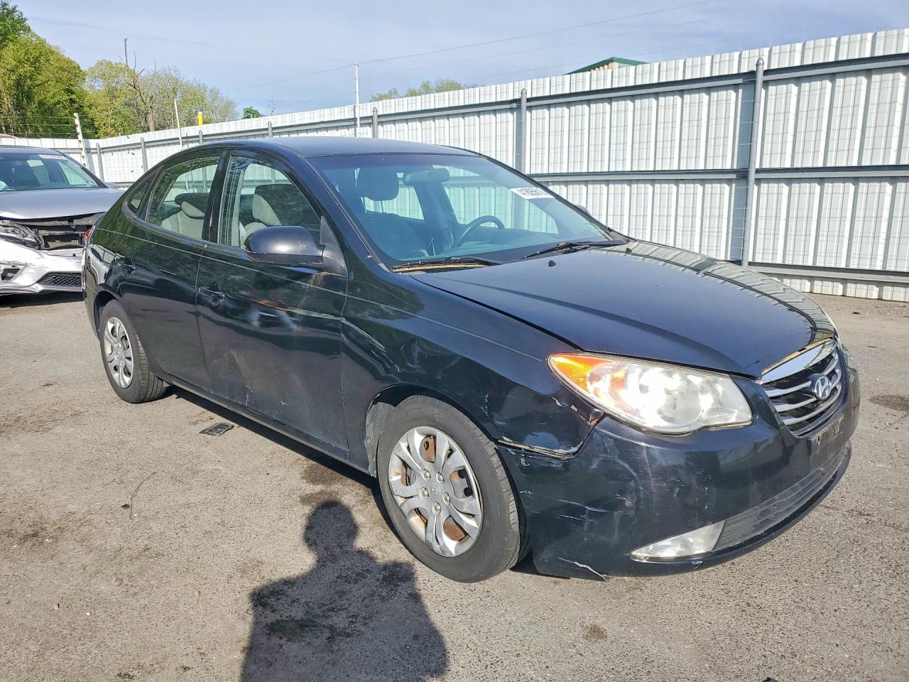 2010 Hyundai Elantra Gls Black vin: KMHDU4AD1AU187348