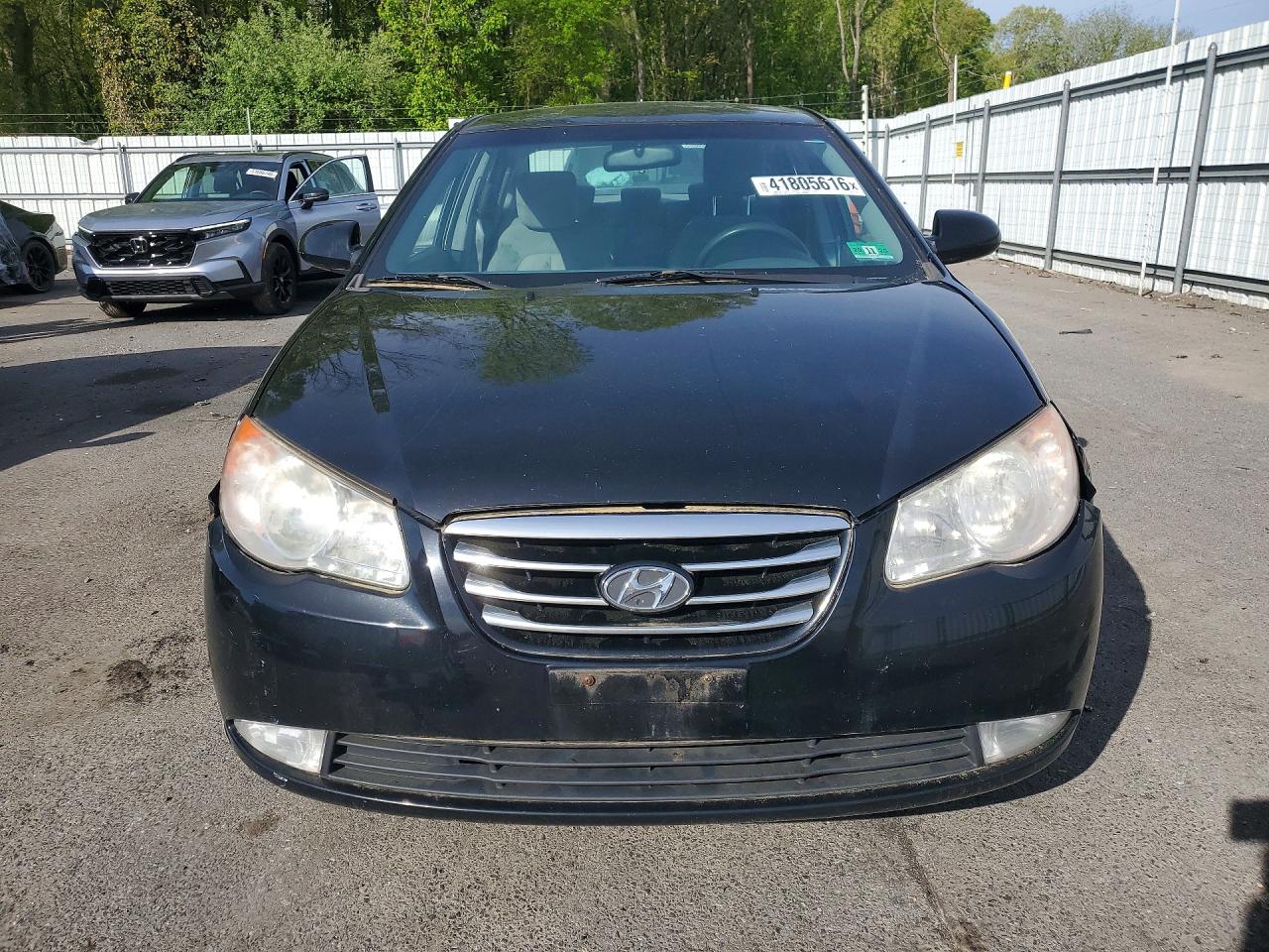 2010 Hyundai Elantra Gls Black vin: KMHDU4AD1AU187348
