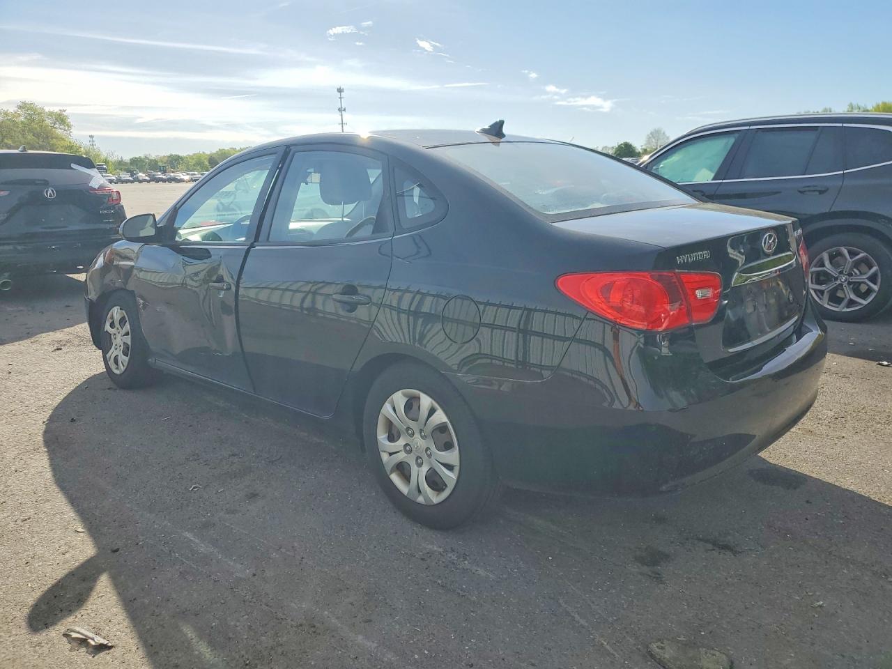 2010 Hyundai Elantra Gls Black vin: KMHDU4AD1AU187348