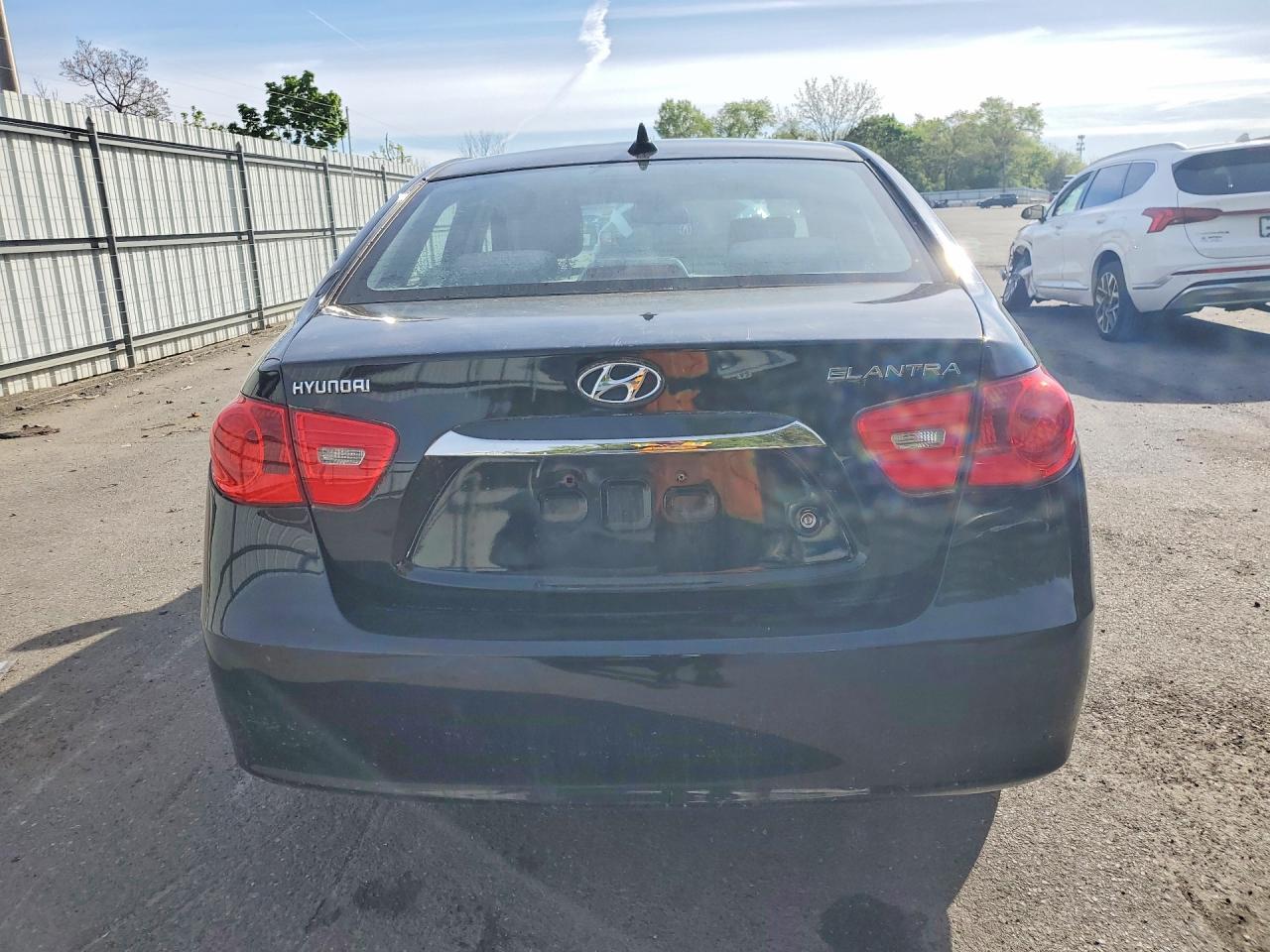 2010 Hyundai Elantra Gls Black vin: KMHDU4AD1AU187348
