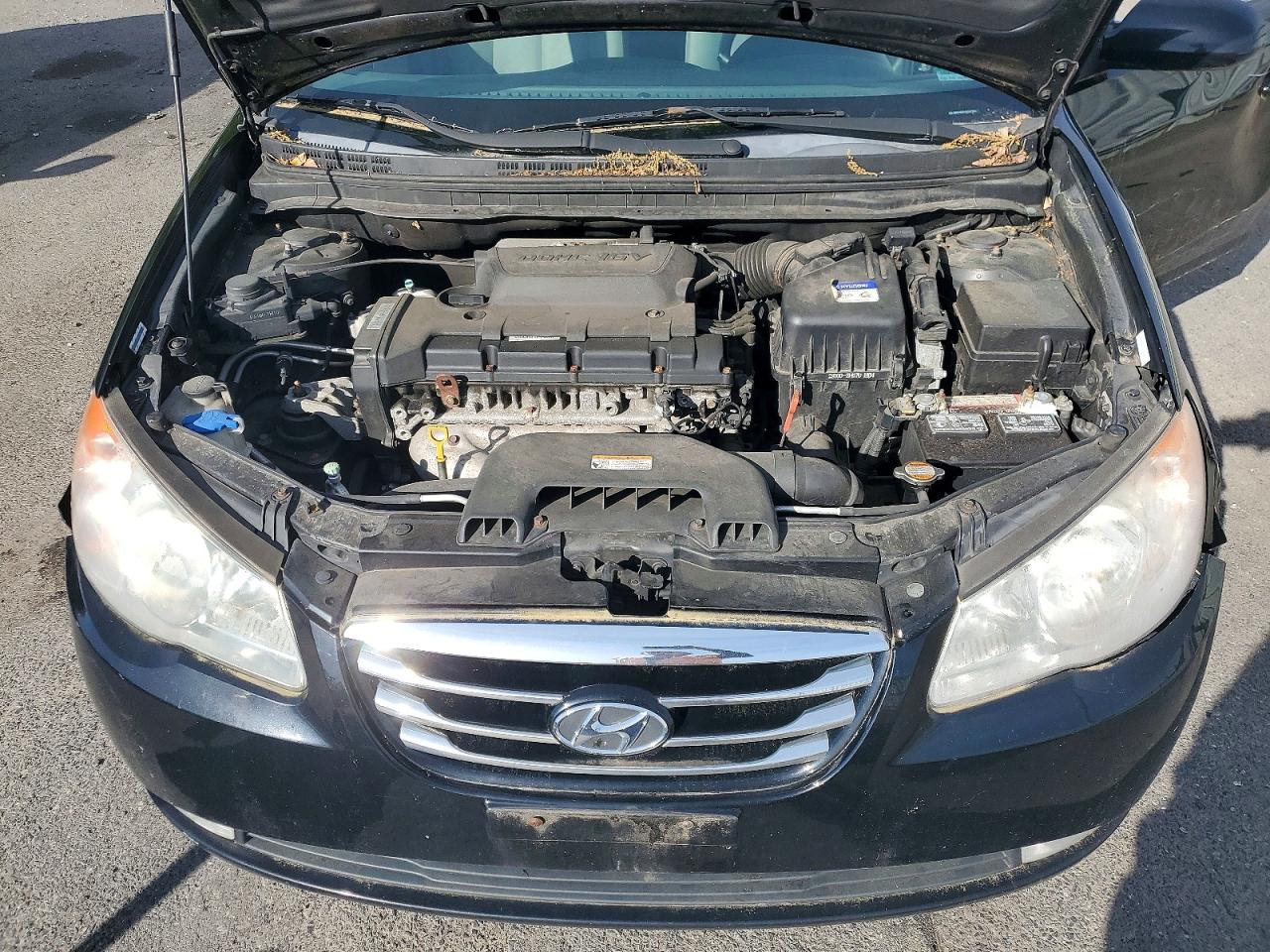 2010 Hyundai Elantra Gls Black vin: KMHDU4AD1AU187348