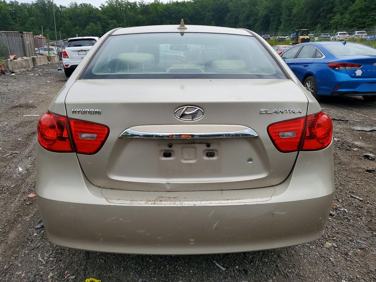 2010 Hyundai Elantra Gls Золотой vin: KMHDU4AD1AU201300