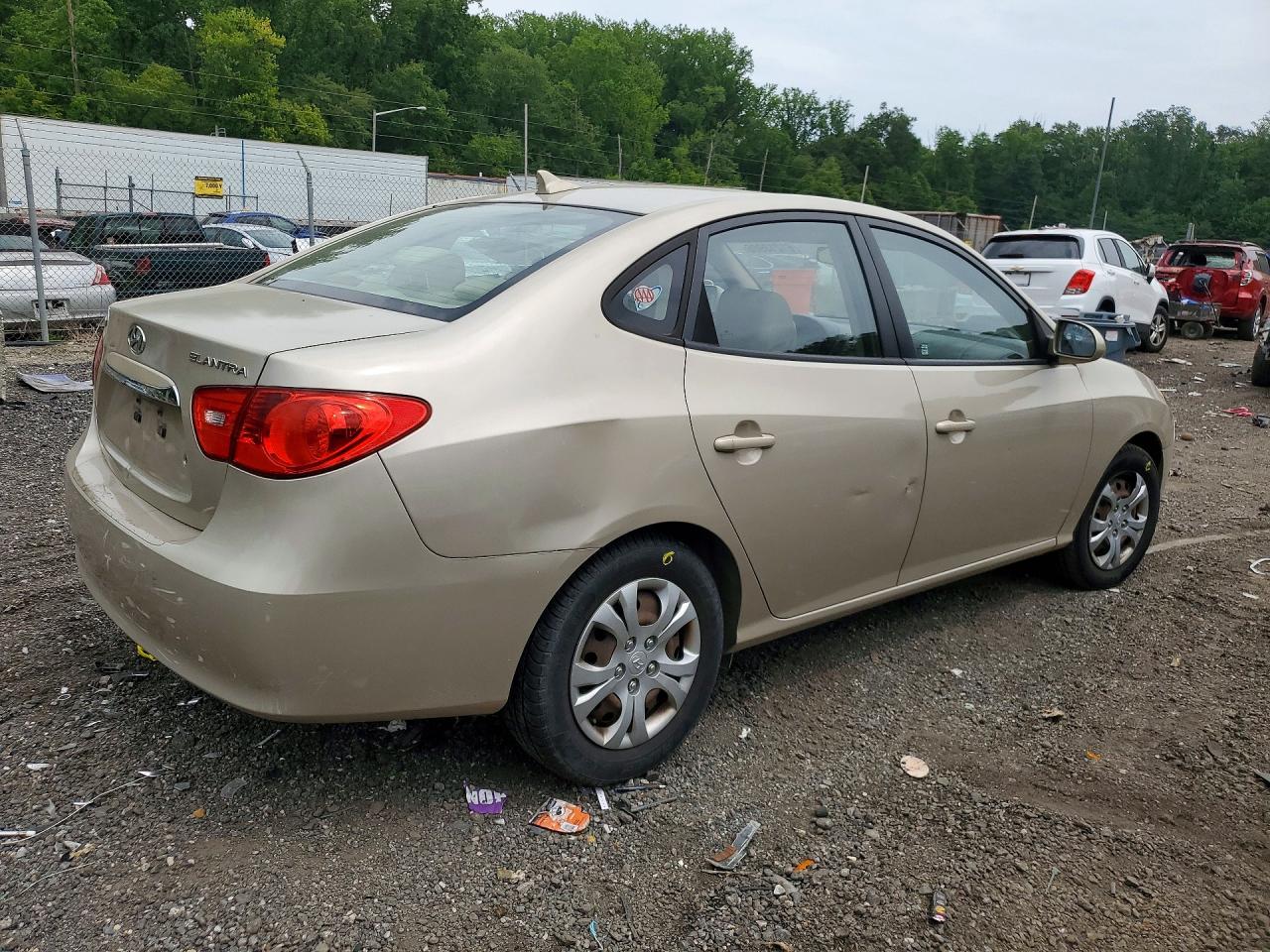 2010 Hyundai Elantra Gls Золотой vin: KMHDU4AD1AU201300