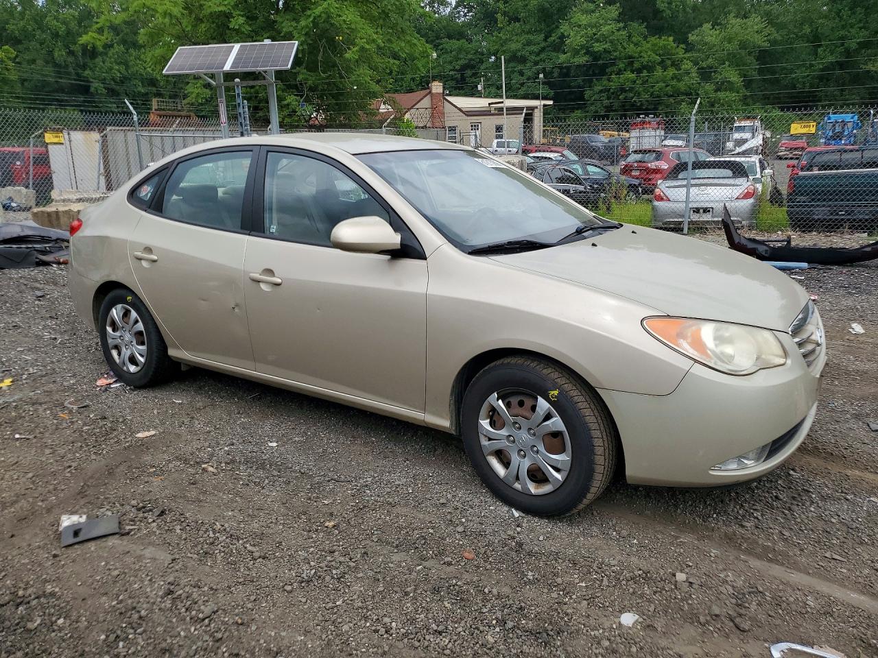 2010 Hyundai Elantra Gls Золотой vin: KMHDU4AD1AU201300