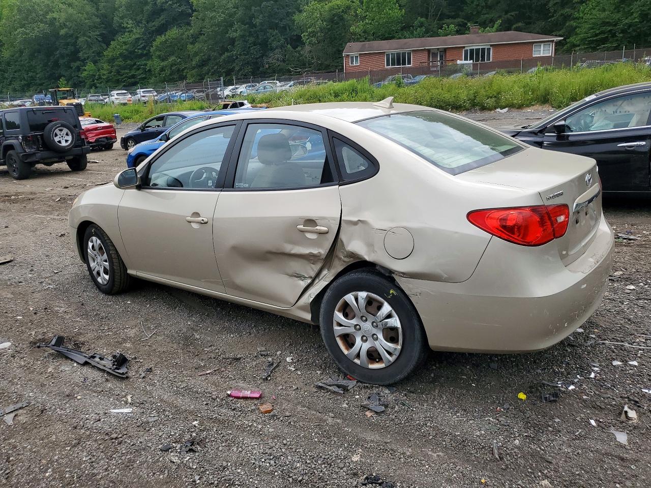 2010 Hyundai Elantra Gls Золотой vin: KMHDU4AD1AU201300