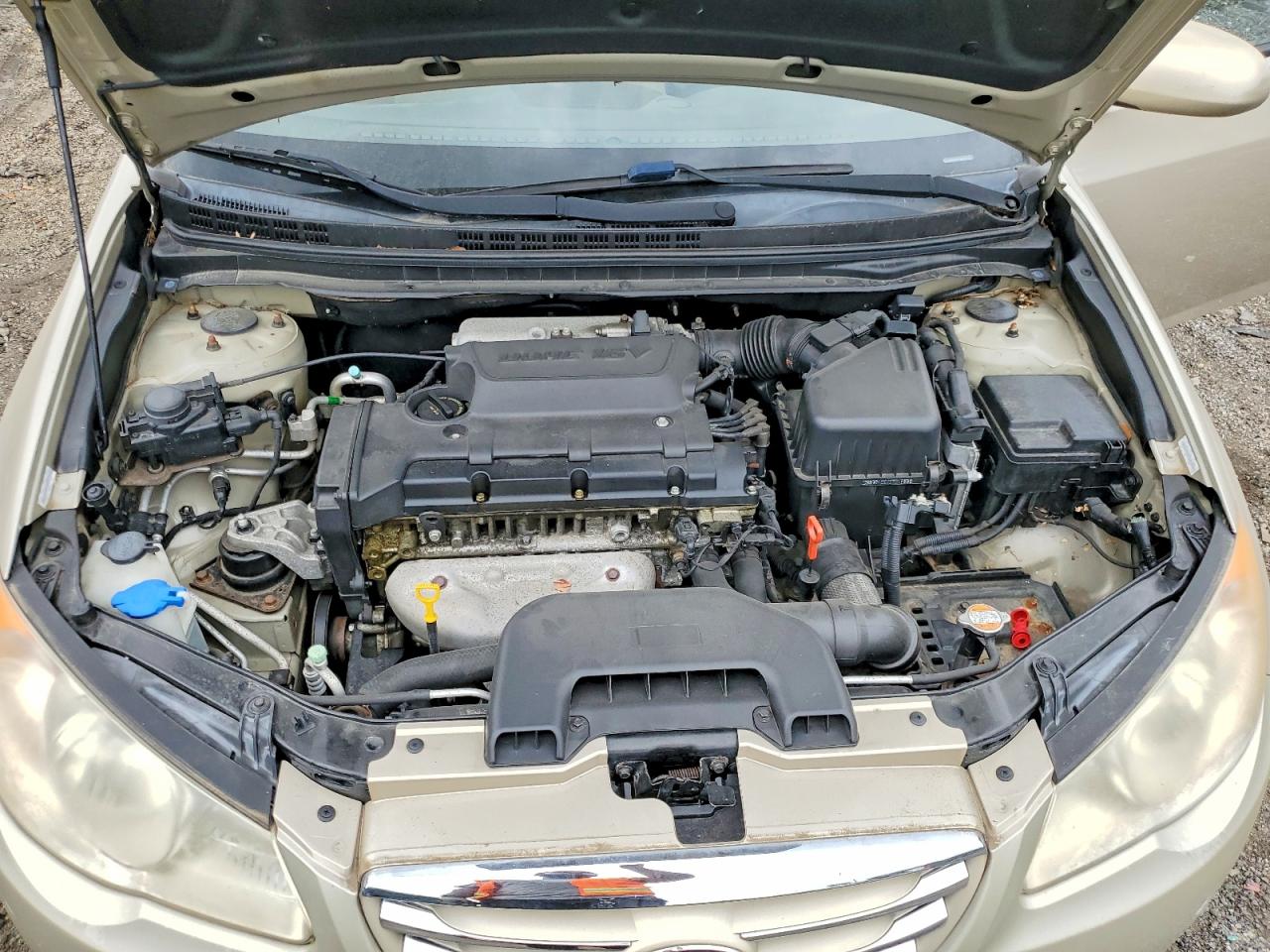 2010 Hyundai Elantra Gls Золотой vin: KMHDU4AD1AU201300