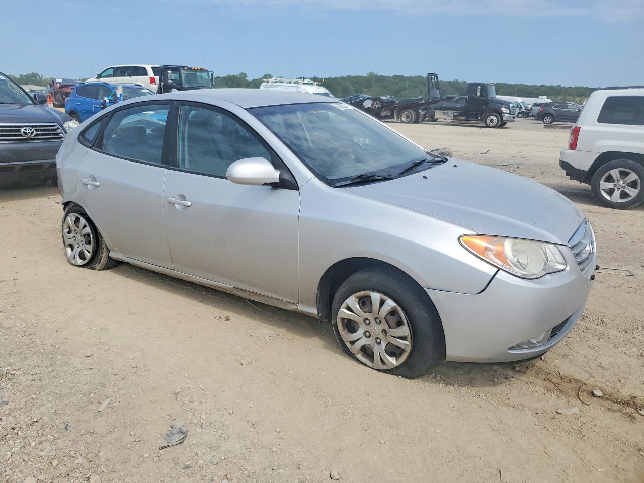 2010 Hyundai Elantra Gls Silver vin: KMHDU4AD1AU836890