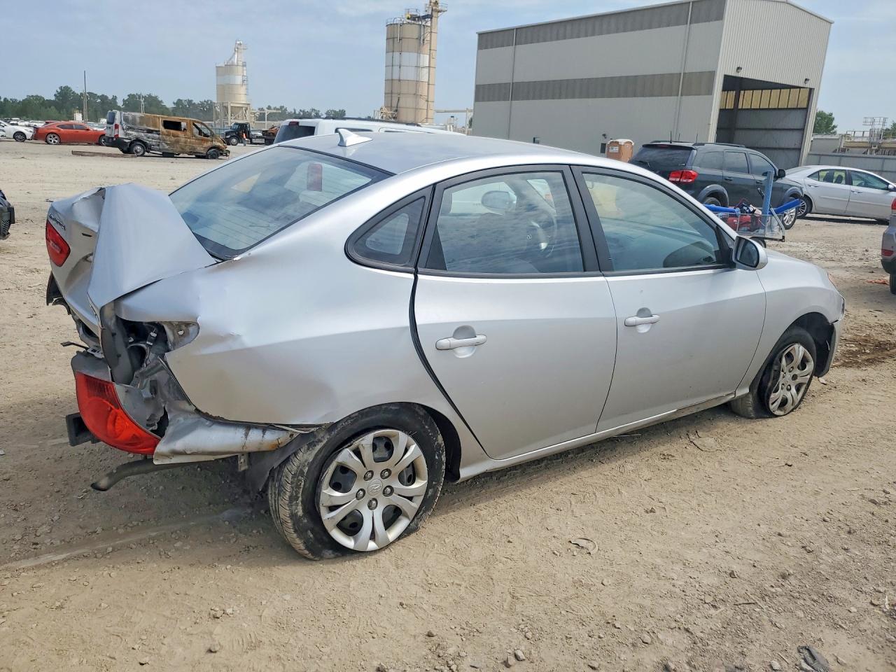 2010 Hyundai Elantra Gls Silver vin: KMHDU4AD1AU836890