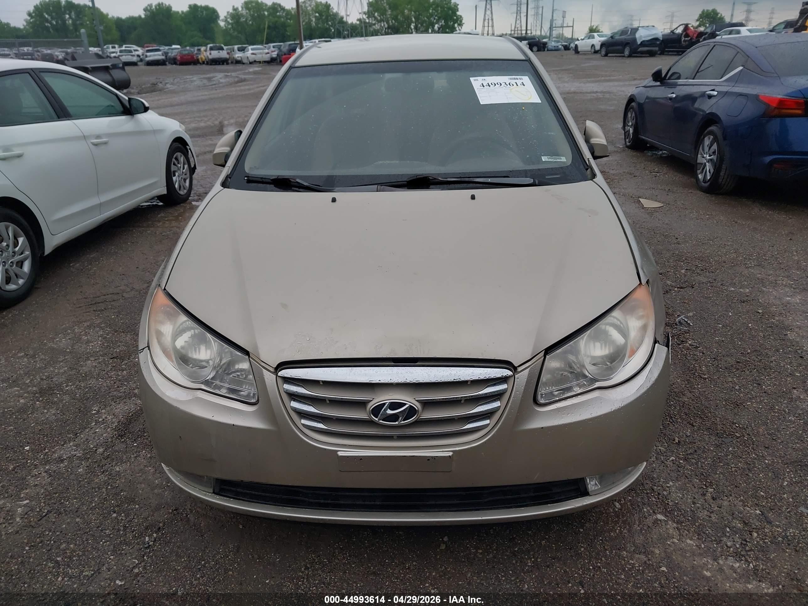2010 Hyundai Elantra Gls Gold vin: KMHDU4AD1AU841829