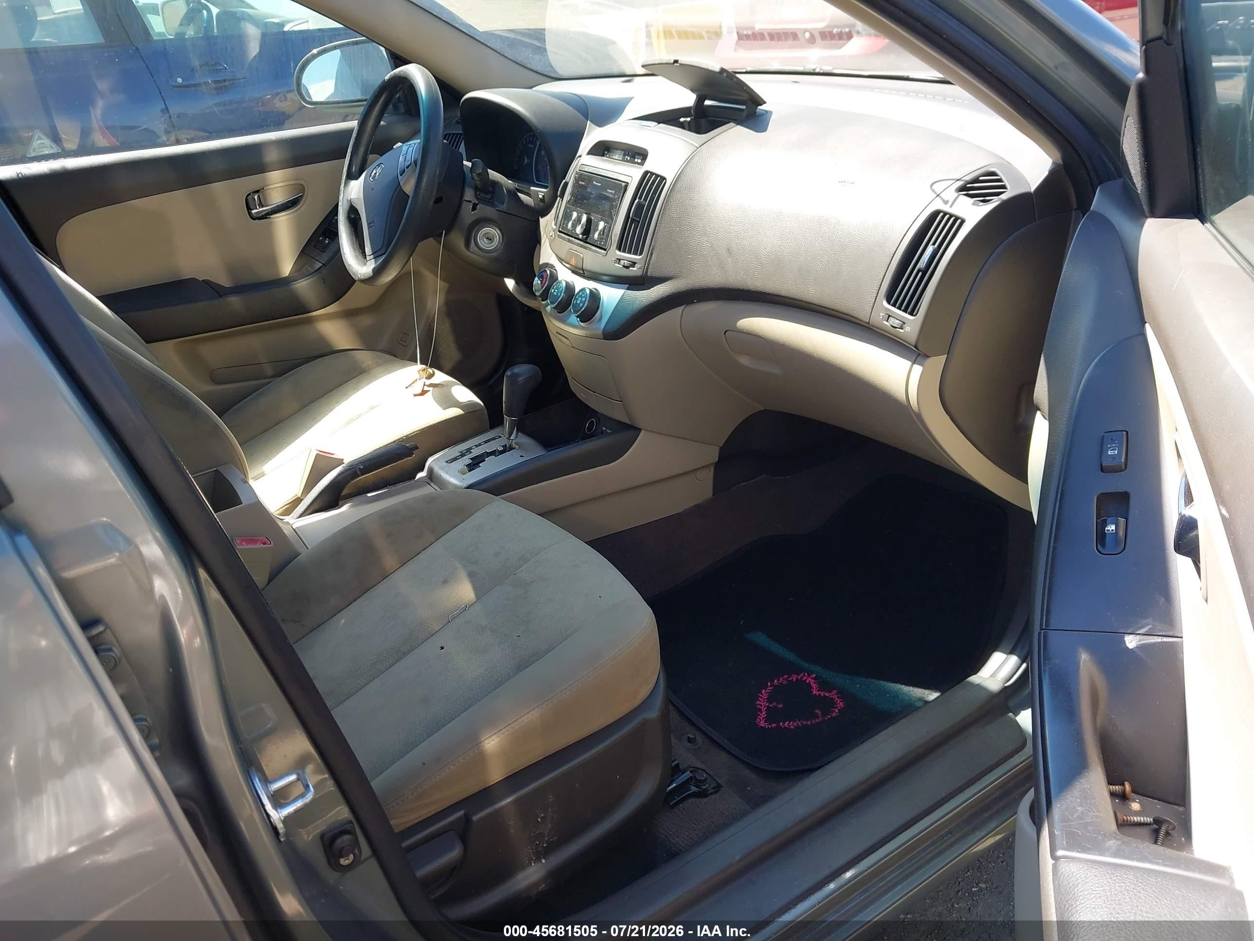 2010 Hyundai Elantra Gls Gray vin: KMHDU4AD1AU844195