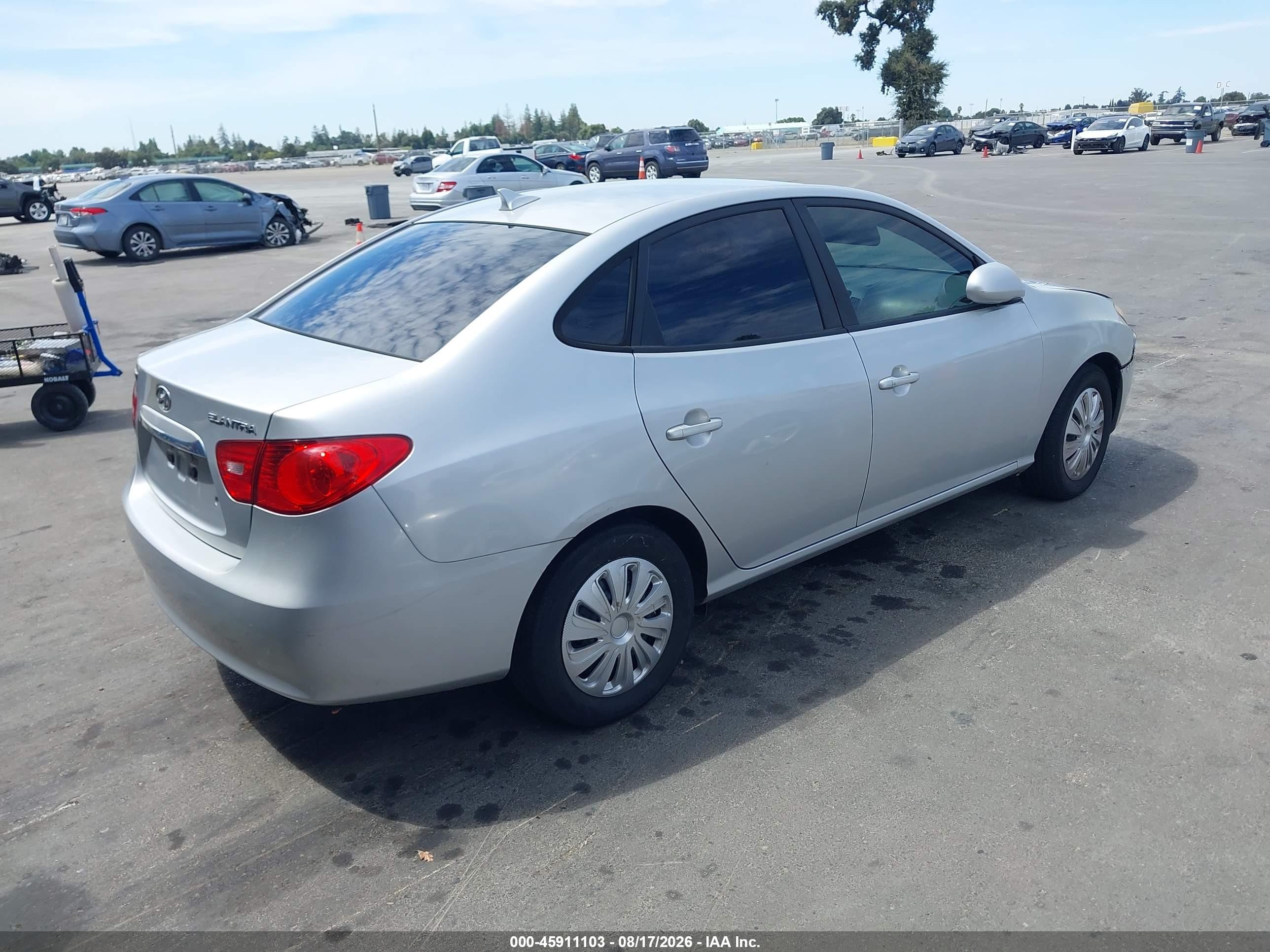 2010 Hyundai Elantra Gls Silver vin: KMHDU4AD1AU859618