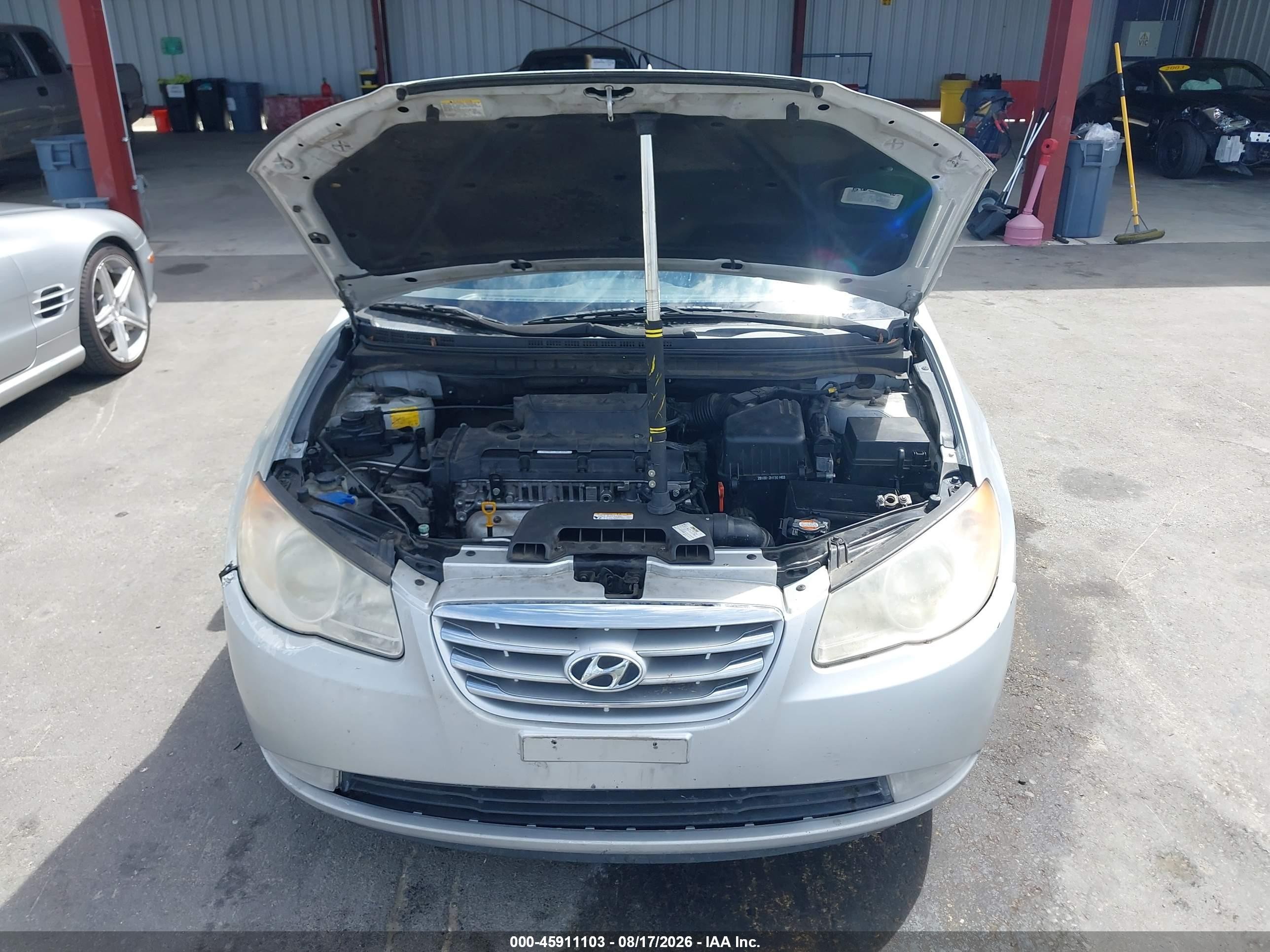 2010 Hyundai Elantra Gls Silver vin: KMHDU4AD1AU859618