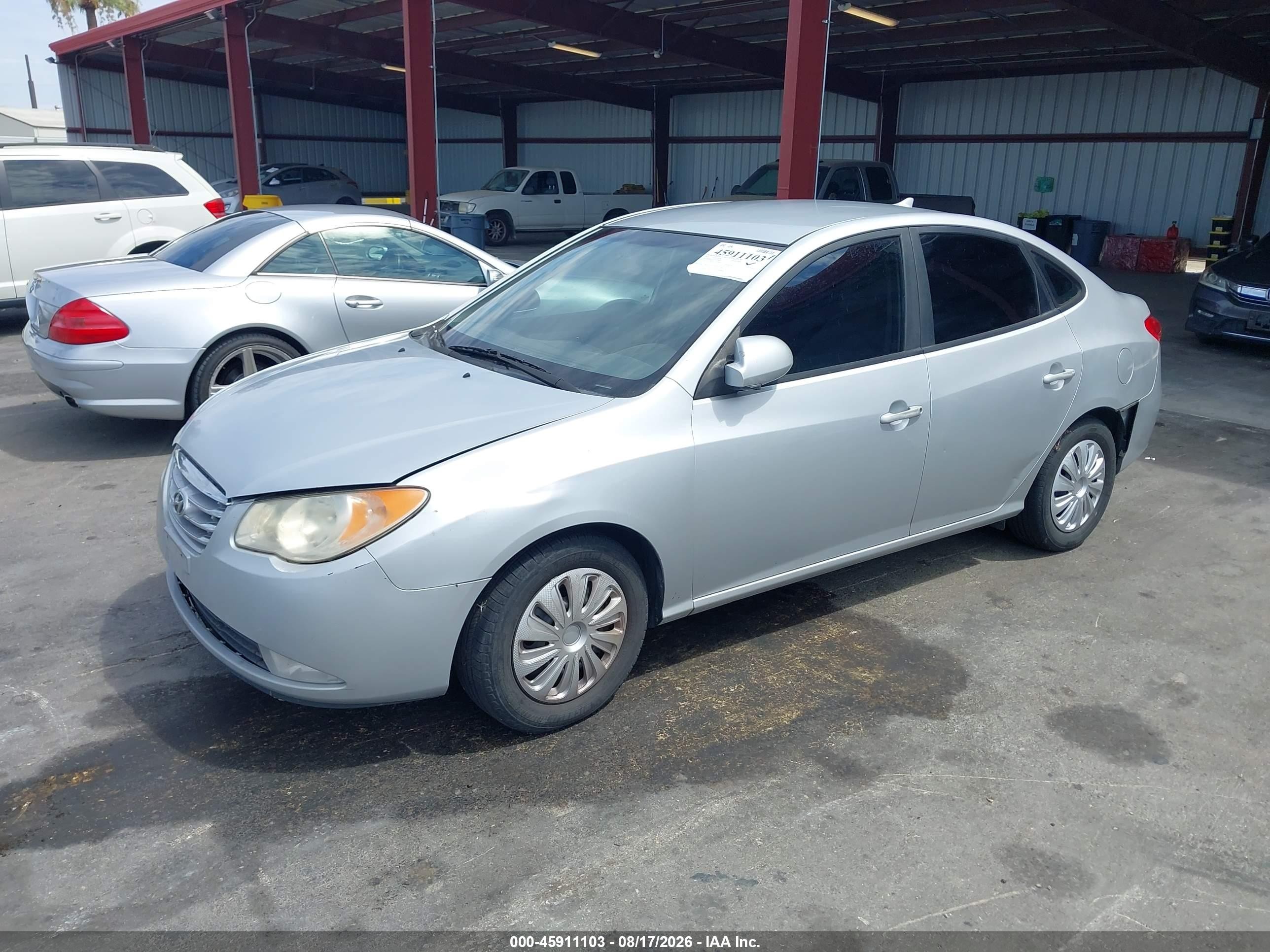 2010 Hyundai Elantra Gls Silver vin: KMHDU4AD1AU859618