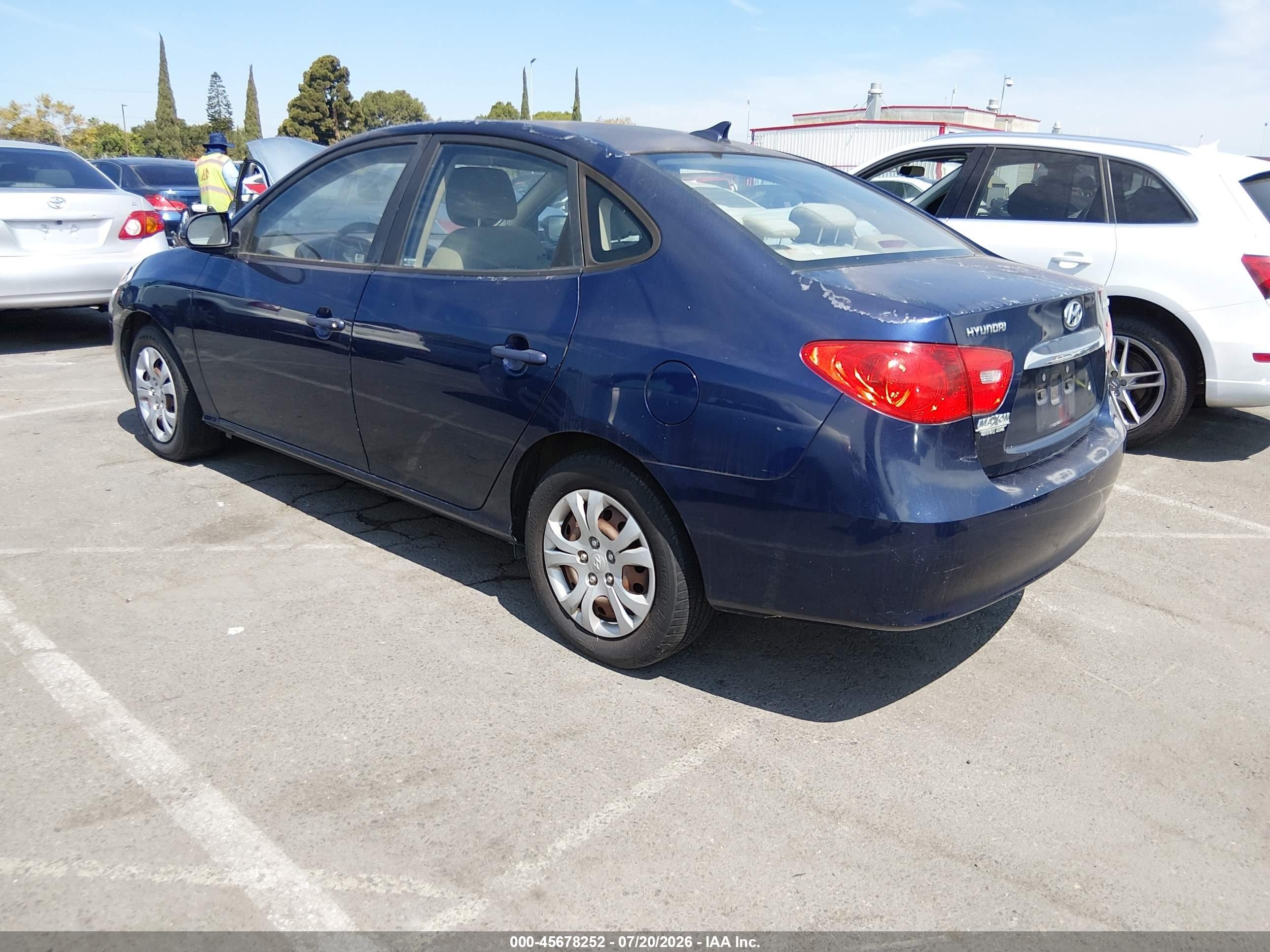 2010 Hyundai Elantra Gls Blue vin: KMHDU4AD1AU870280