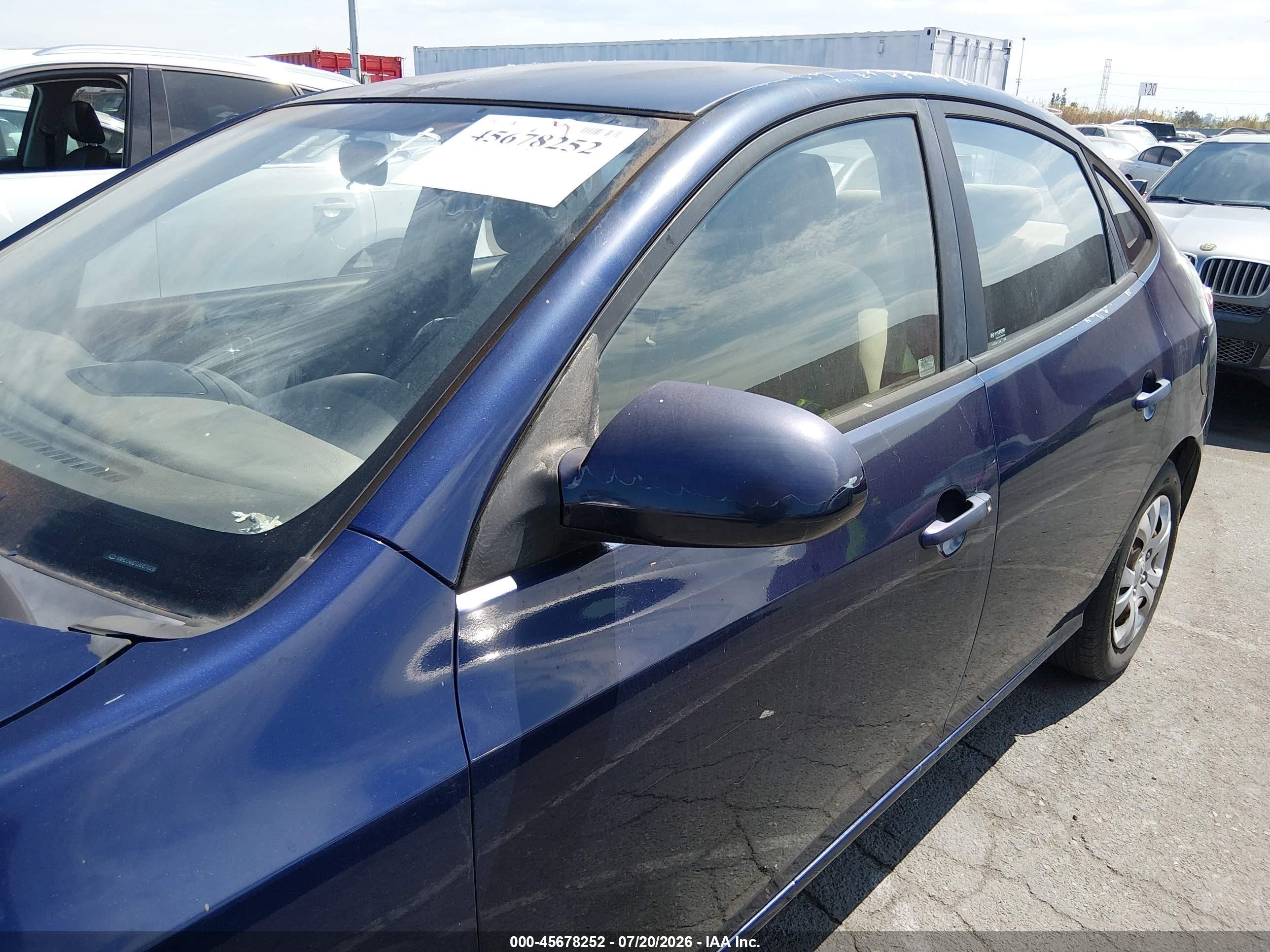 2010 Hyundai Elantra Gls Blue vin: KMHDU4AD1AU870280