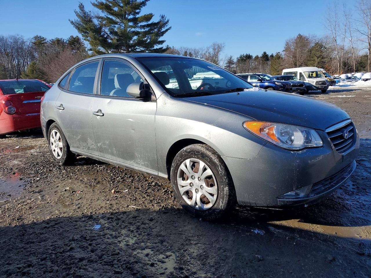 2010 Hyundai Elantra Gray vin: KMHDU4AD1AU906128