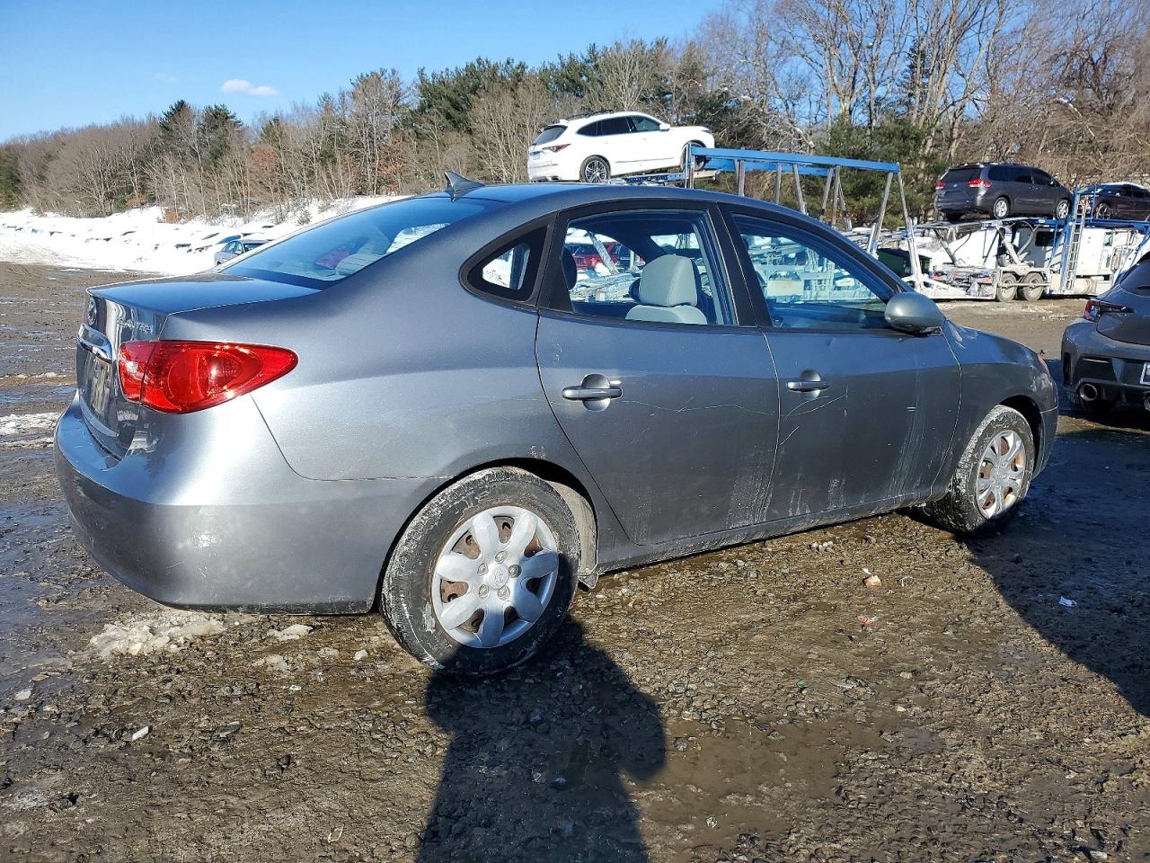 2010 Hyundai Elantra Gray vin: KMHDU4AD1AU906128