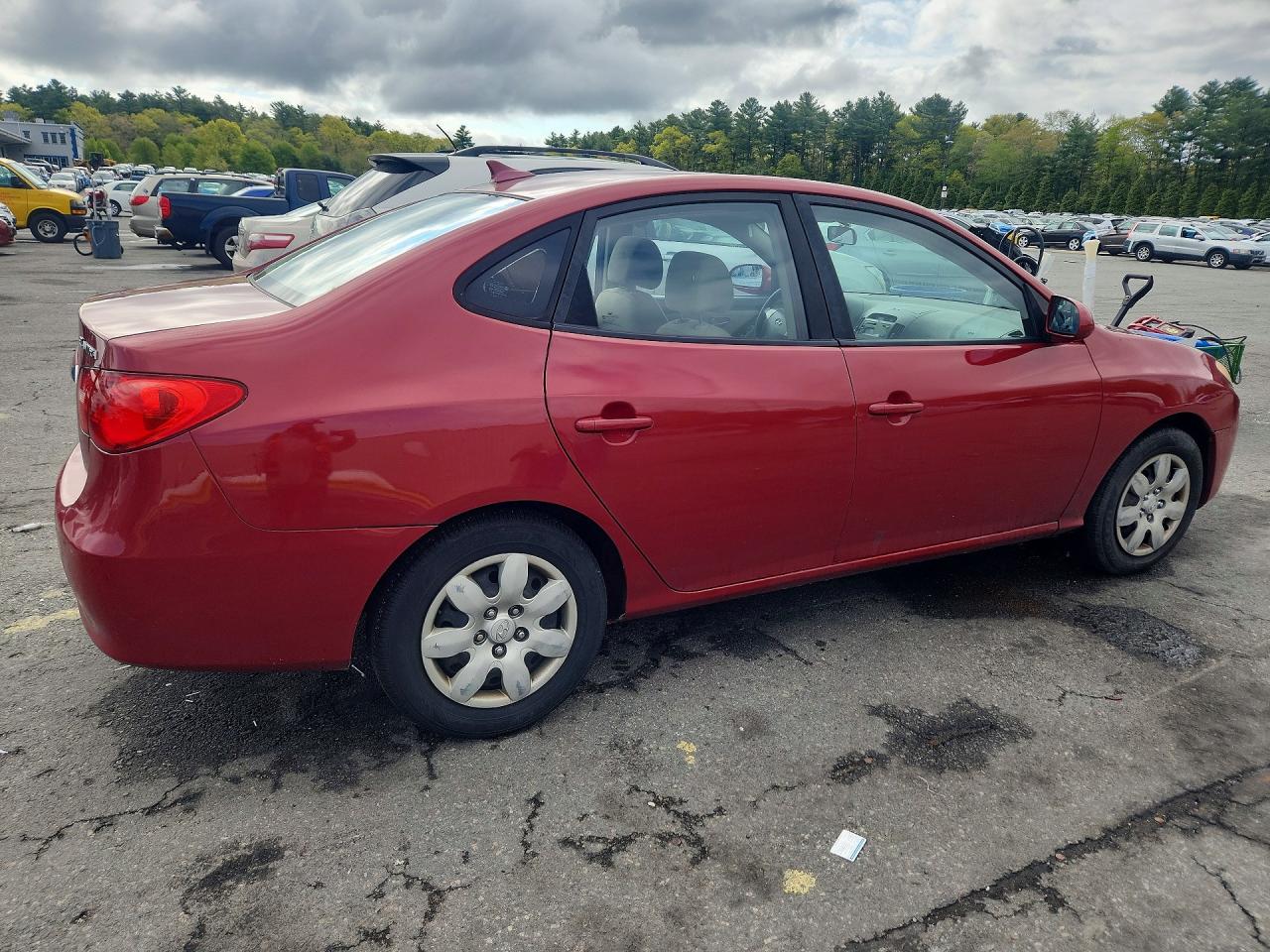 2010 Hyundai Elantra Gls Red vin: KMHDU4AD1AU906677