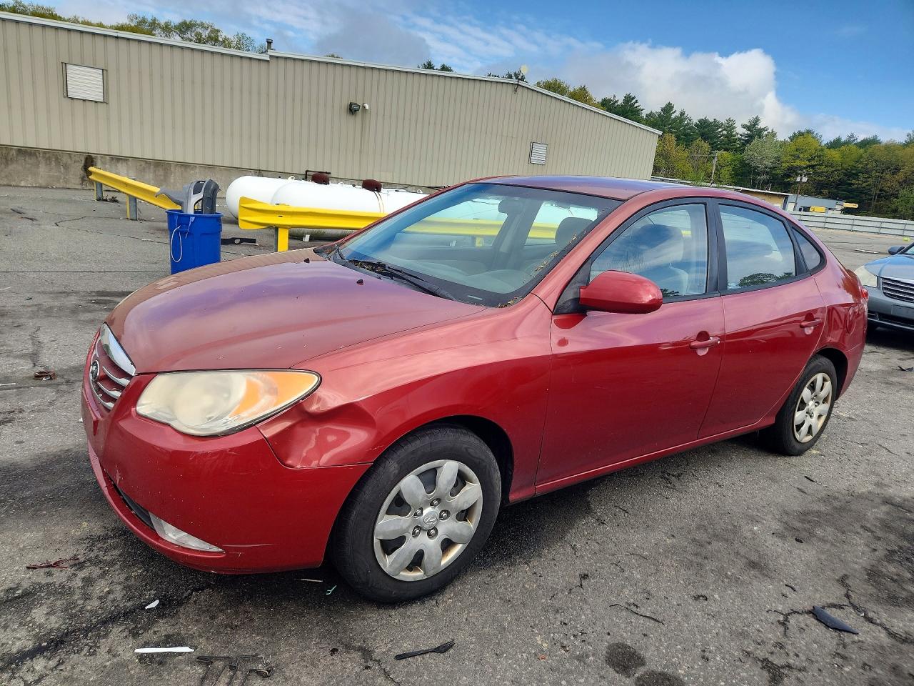 2010 Hyundai Elantra Gls Red vin: KMHDU4AD1AU906677