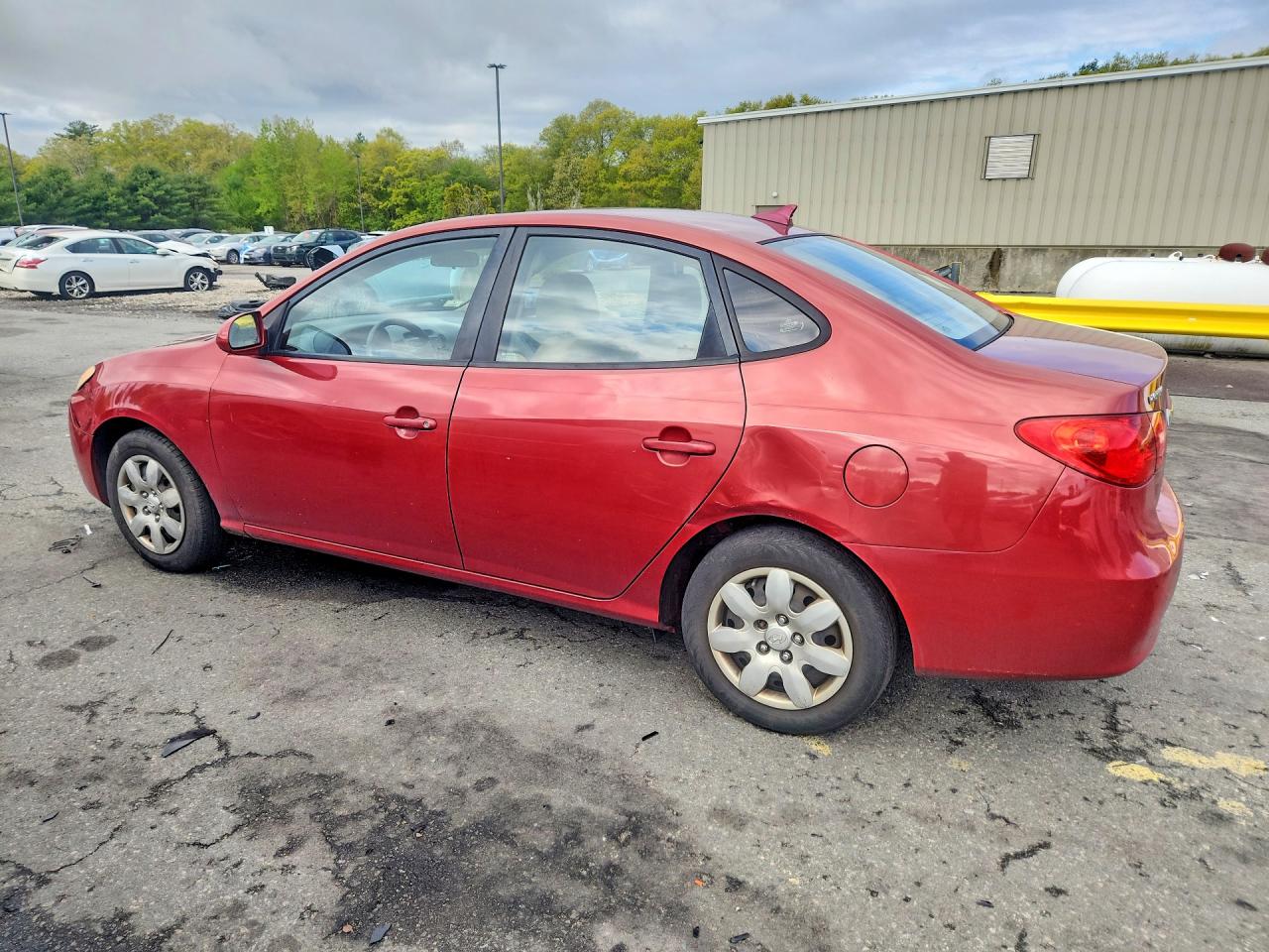 2010 Hyundai Elantra Gls Red vin: KMHDU4AD1AU906677