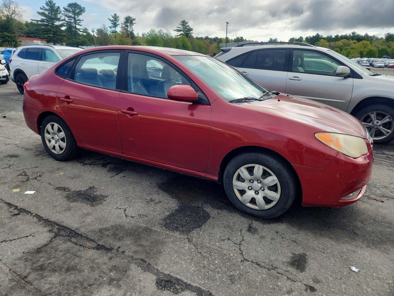 2010 Hyundai Elantra Gls Red vin: KMHDU4AD1AU906677