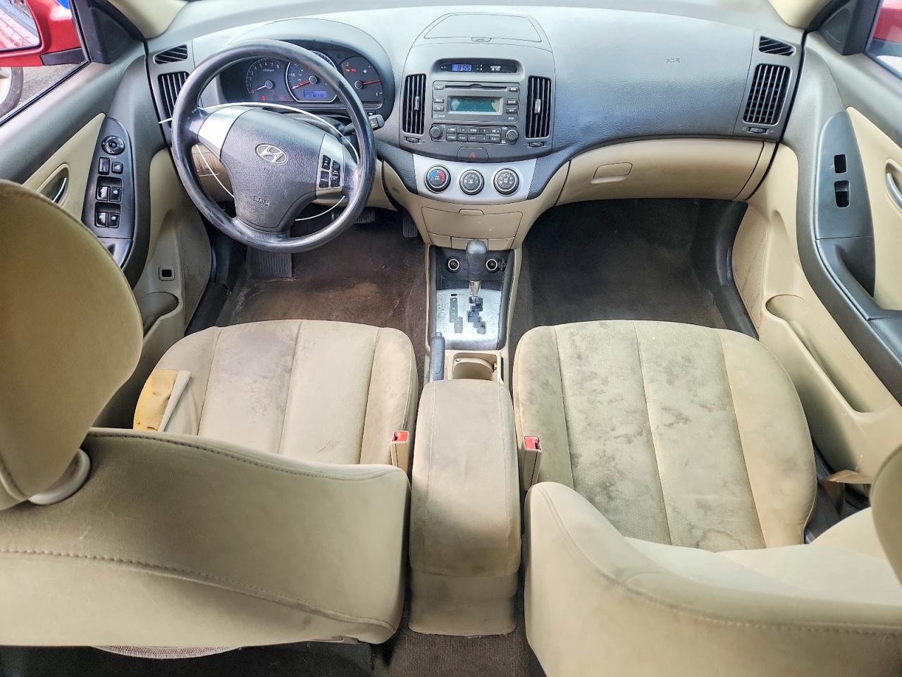 2010 Hyundai Elantra Gls Red vin: KMHDU4AD1AU906677
