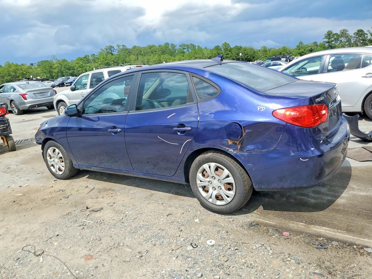 2010 Hyundai Elantra Gls Blue vin: KMHDU4AD1AU907862