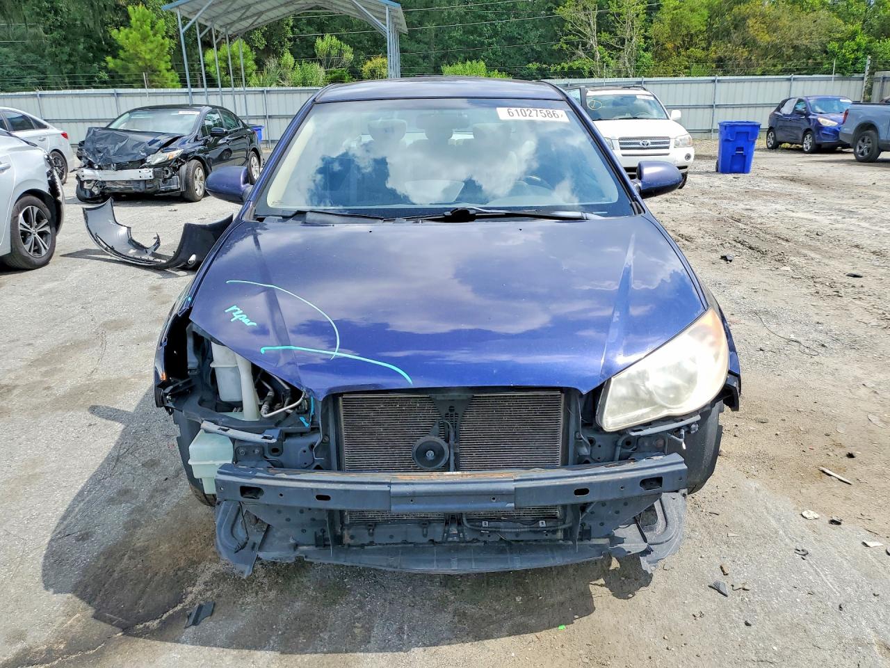 2010 Hyundai Elantra Gls Blue vin: KMHDU4AD1AU907862