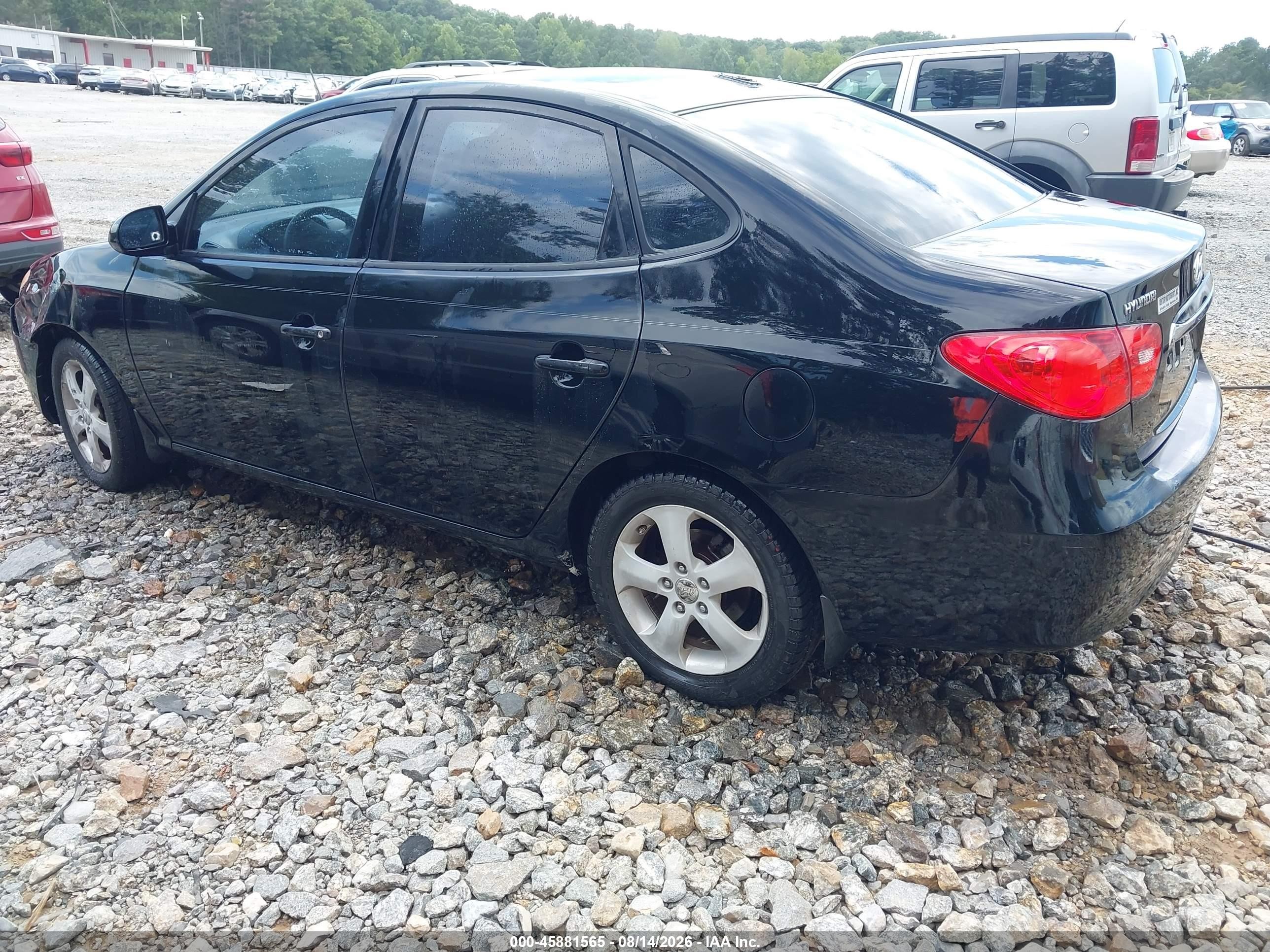 2010 Hyundai Elantra Se Black vin: KMHDU4AD1AU934009
