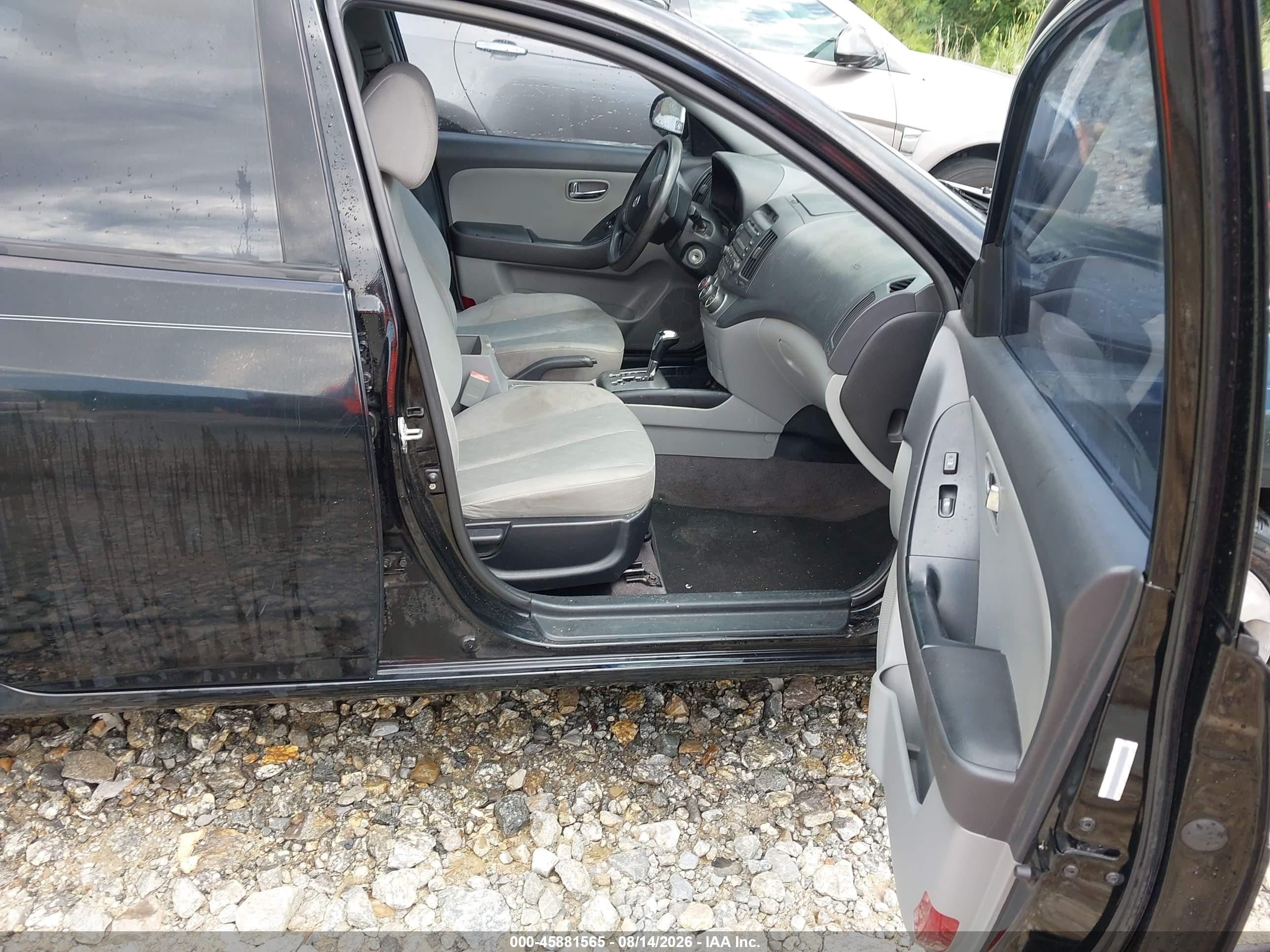 2010 Hyundai Elantra Se Black vin: KMHDU4AD1AU934009