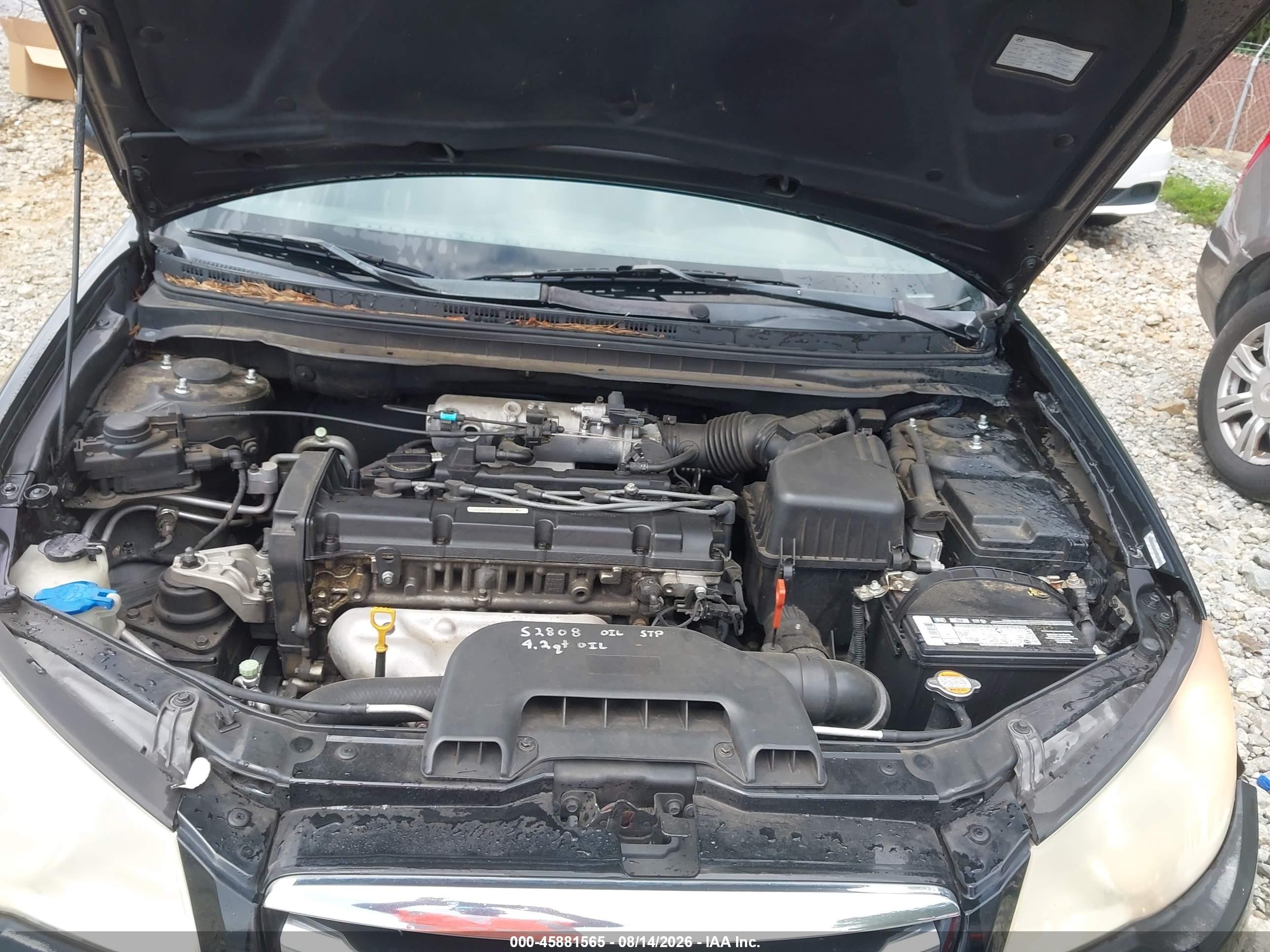 2010 Hyundai Elantra Se Black vin: KMHDU4AD1AU934009