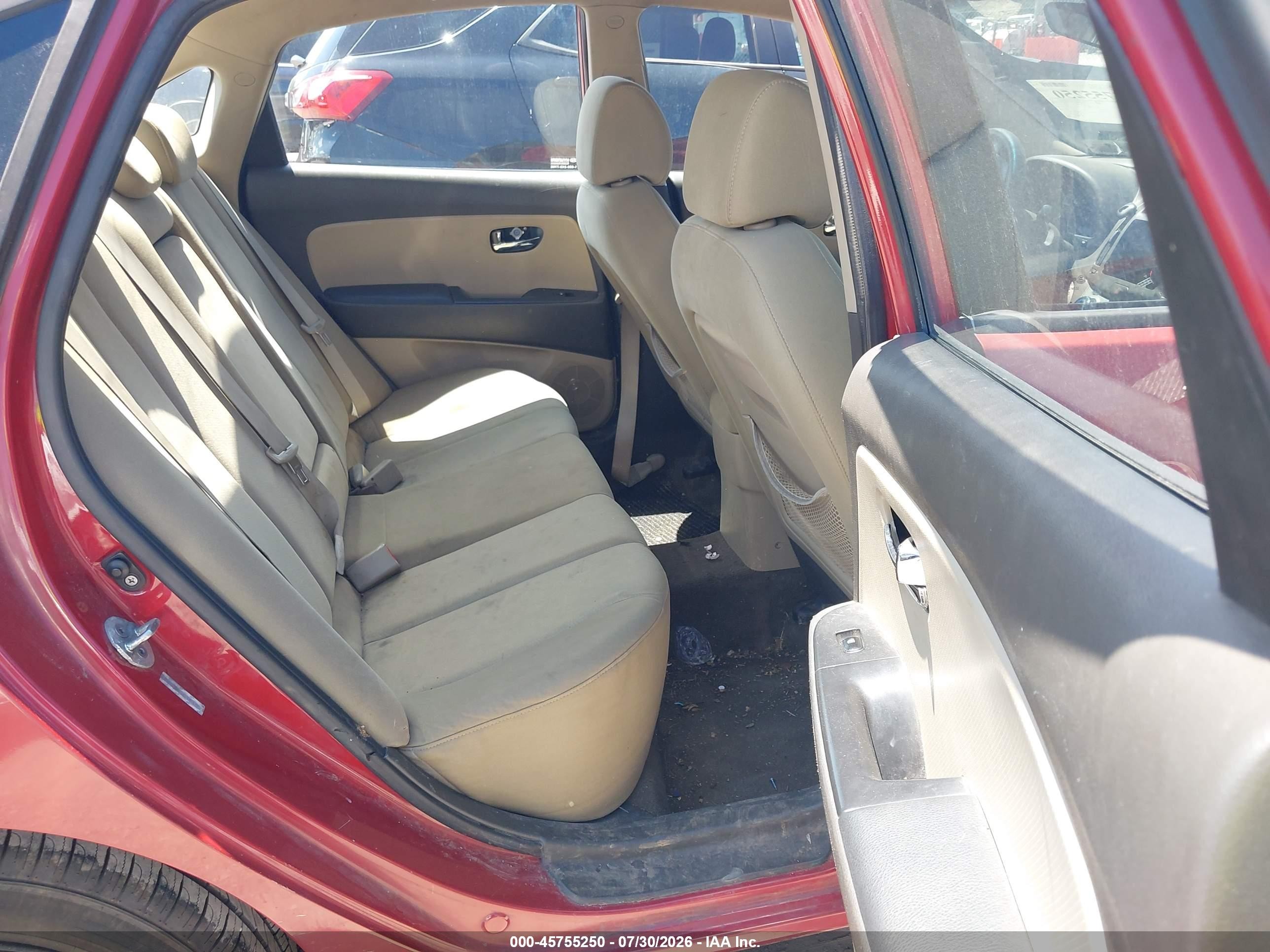 2010 Hyundai Elantra Gls Red vin: KMHDU4AD1AU941879