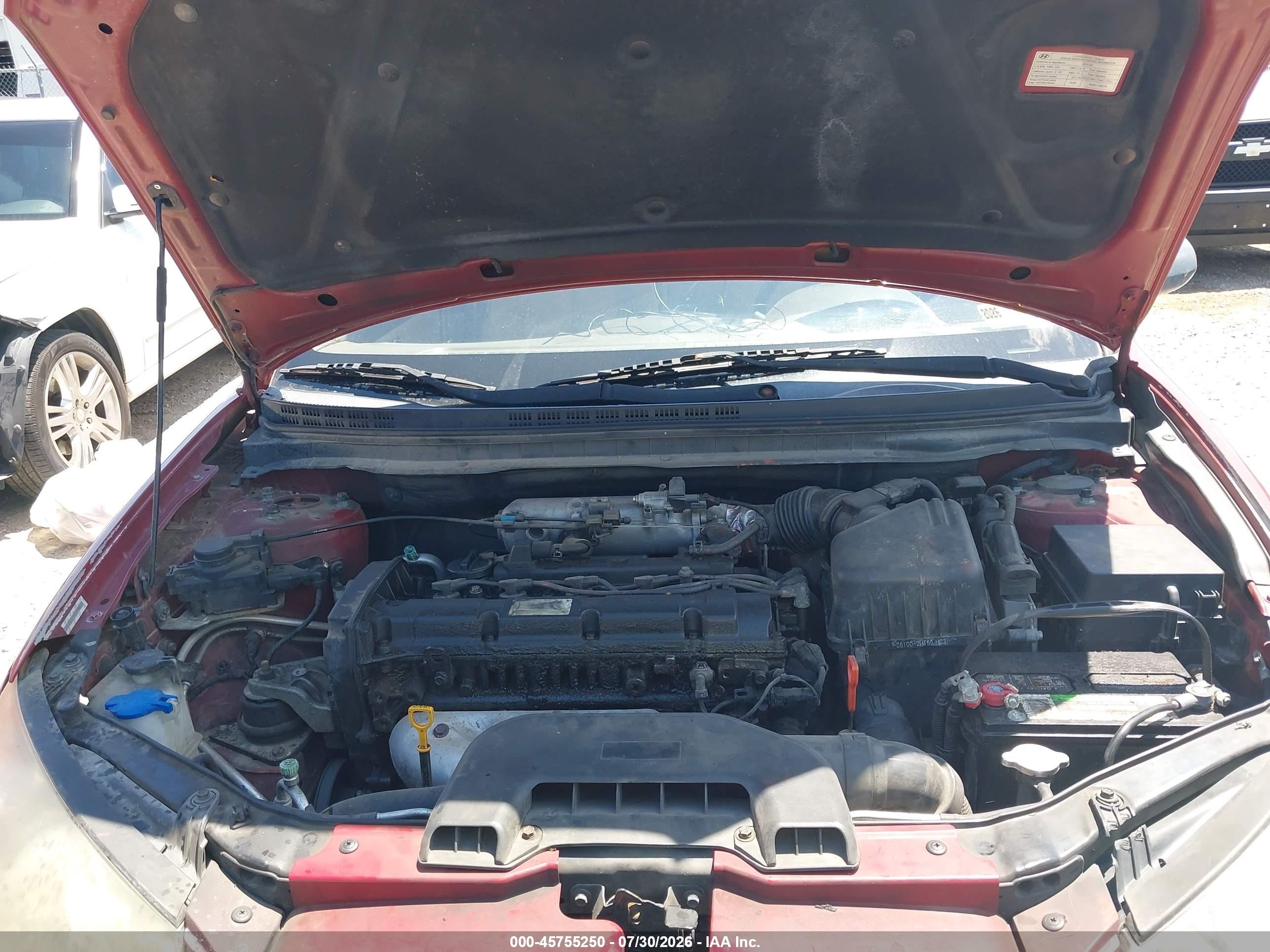 2010 Hyundai Elantra Gls Red vin: KMHDU4AD1AU941879