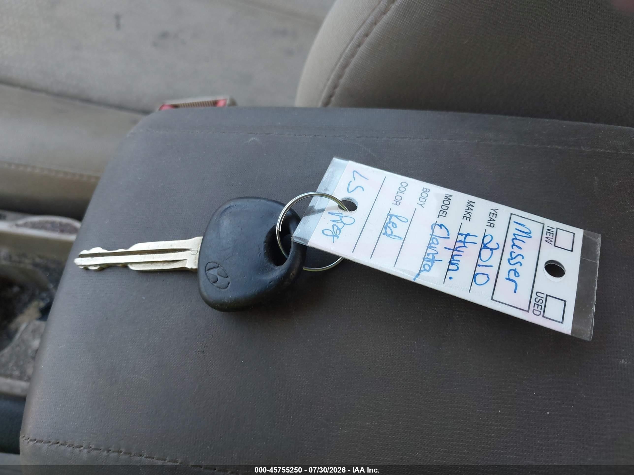2010 Hyundai Elantra Gls Red vin: KMHDU4AD1AU941879