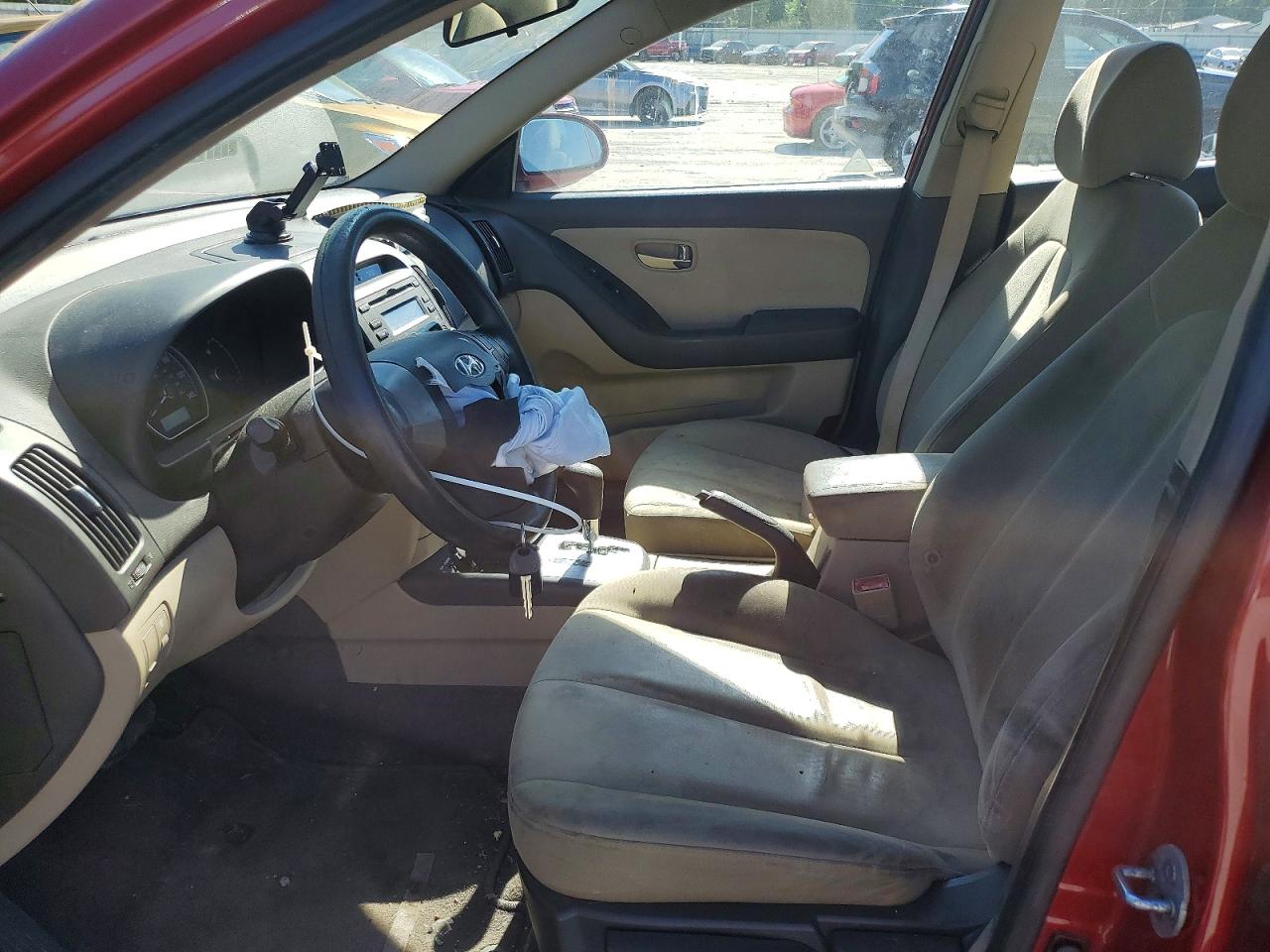 2010 Hyundai Elantra Gls Red vin: KMHDU4AD1AU950193