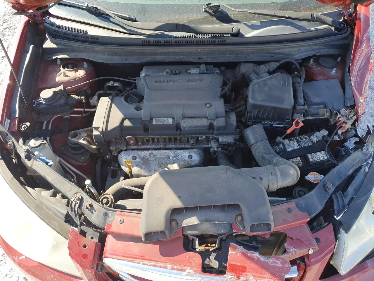 2010 Hyundai Elantra Gls Red vin: KMHDU4AD1AU954745