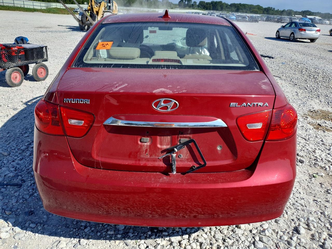 2010 Hyundai Elantra Gls Red vin: KMHDU4AD1AU954745