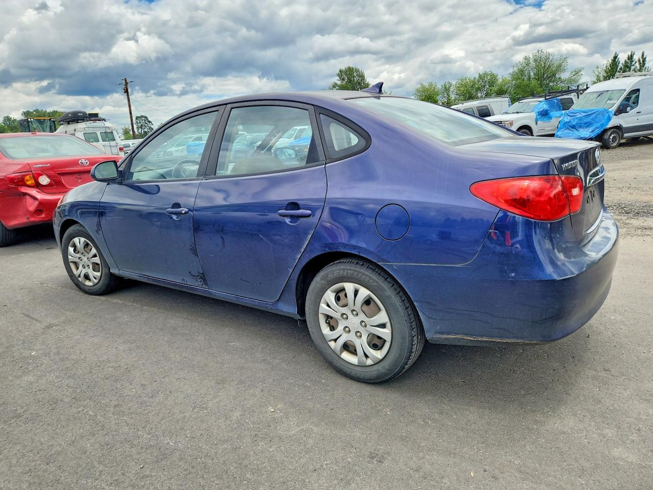 2010 Hyundai Elantra Gls Blue vin: KMHDU4AD1AU987762