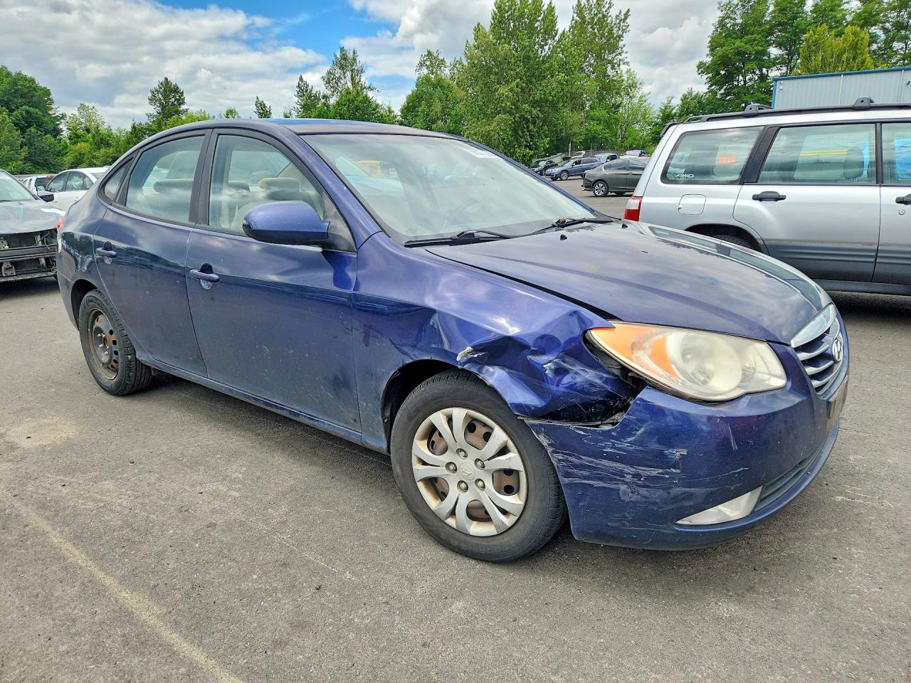 2010 Hyundai Elantra Gls Blue vin: KMHDU4AD1AU987762