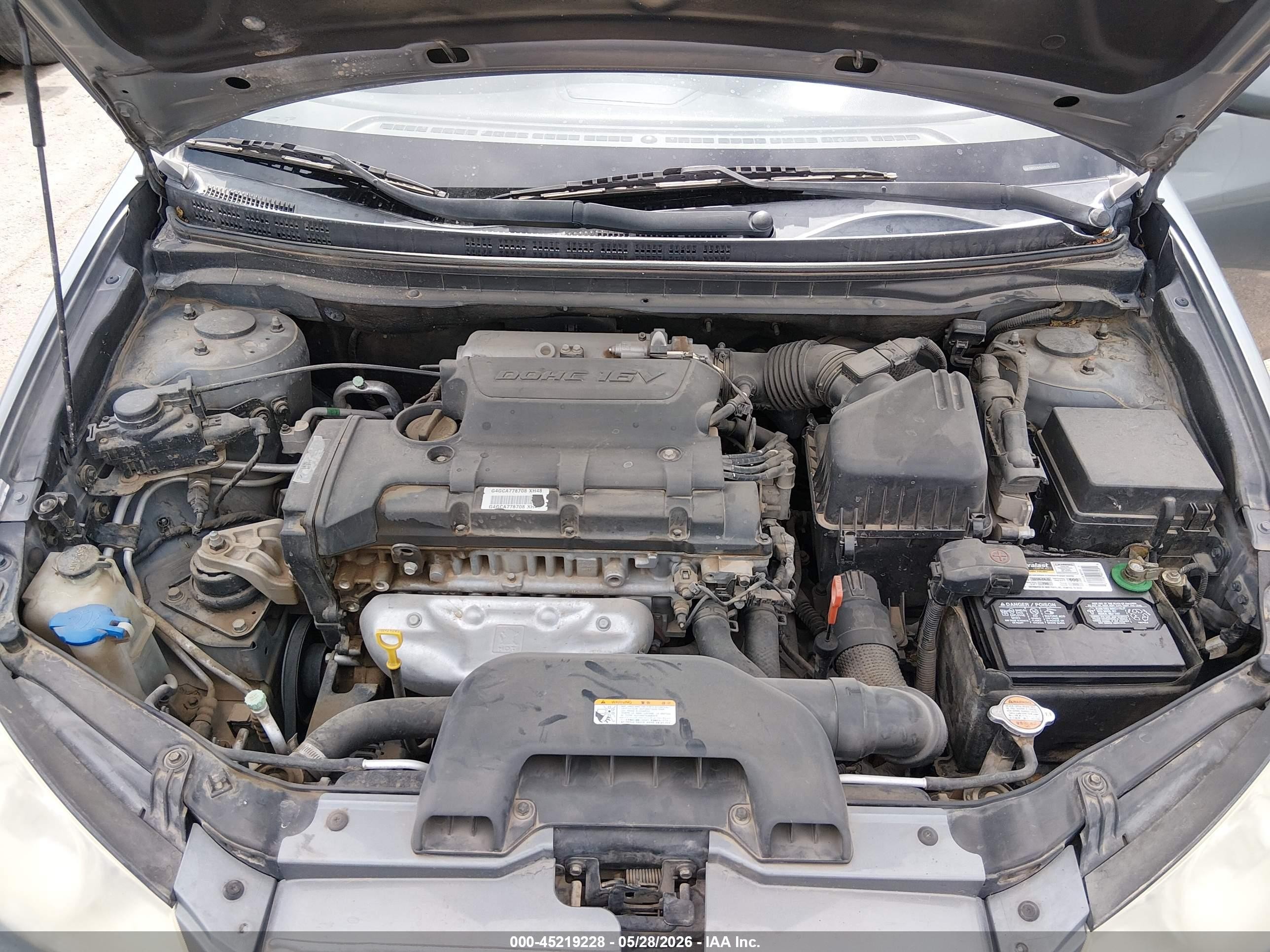 2010 Hyundai Elantra Gls Gray vin: KMHDU4AD2AU007374