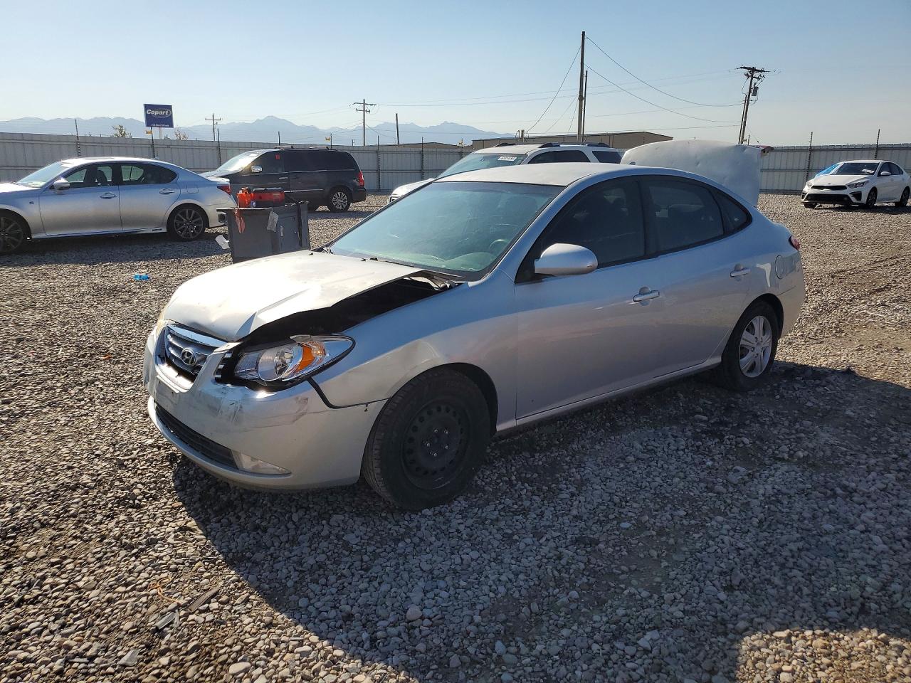 2010 Hyundai Elantra Gls Silver vin: KMHDU4AD2AU014857