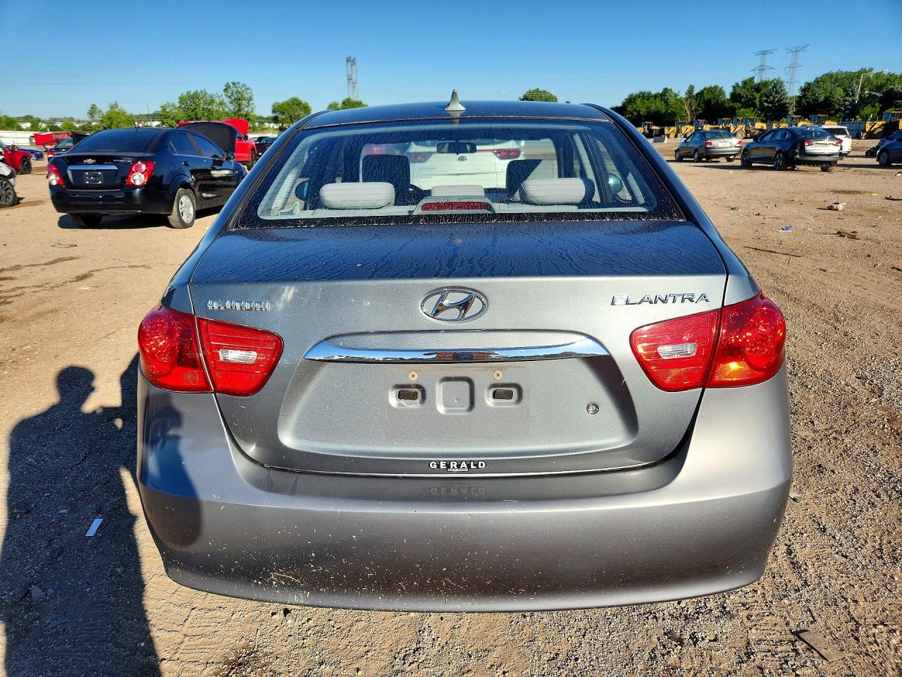 2010 Hyundai Elantra Gls Gray vin: KMHDU4AD2AU018987